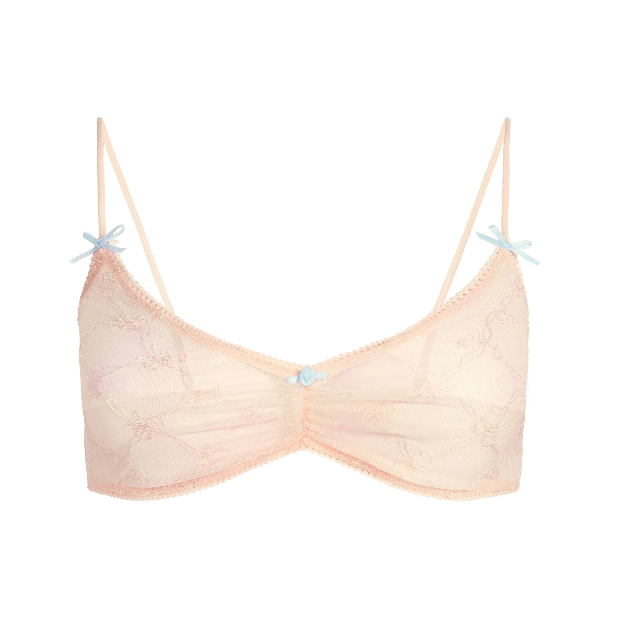 SKIMS SPRING INTIMATES SCOOP BRALETTE | PRIMROSE BOW TULLE - SÜTYEN - My Suti