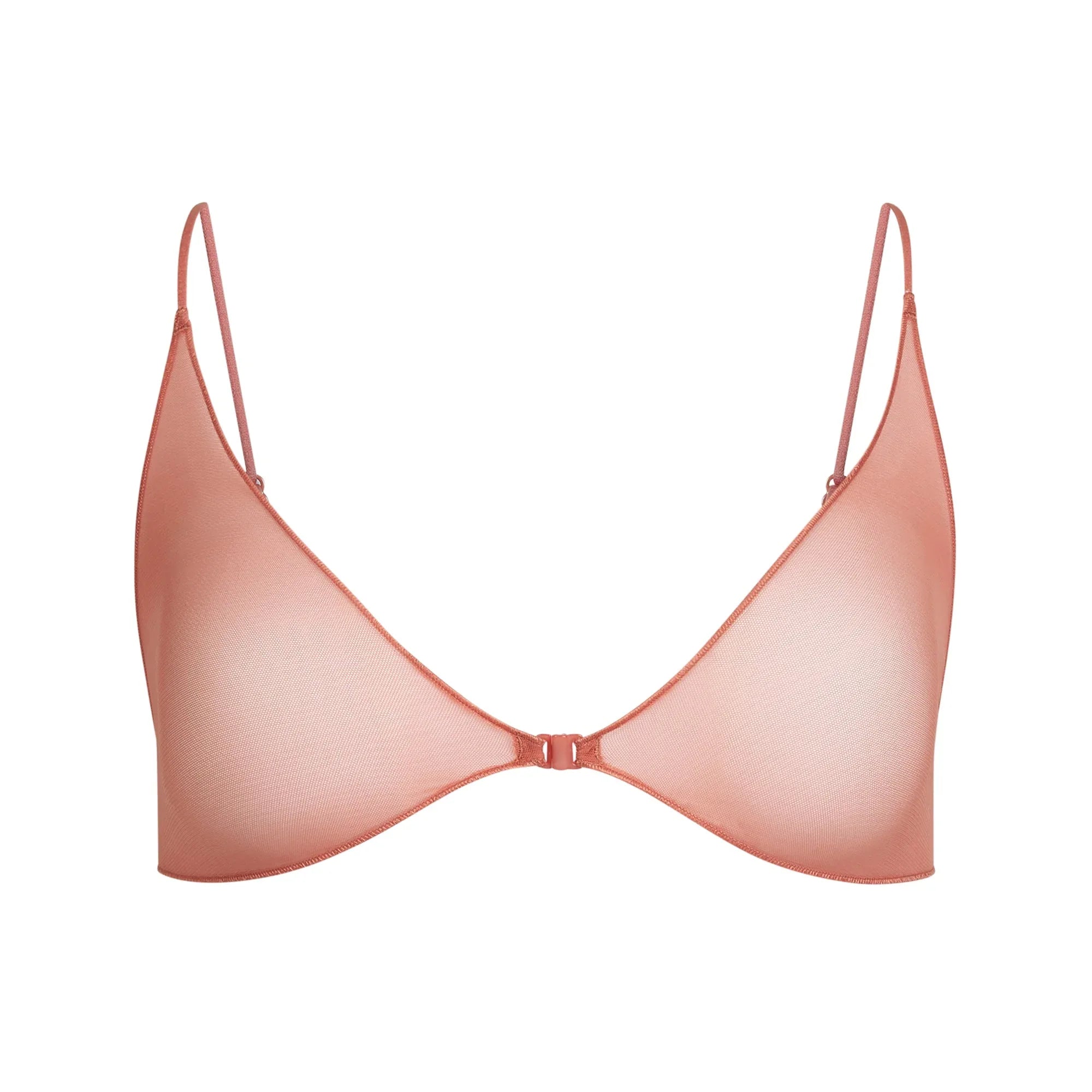 SKIMS ULTRA FINE MESH SKIMPY SCOOP BRALETTE | TERRACOTTA - SÜTYEN - My Suti