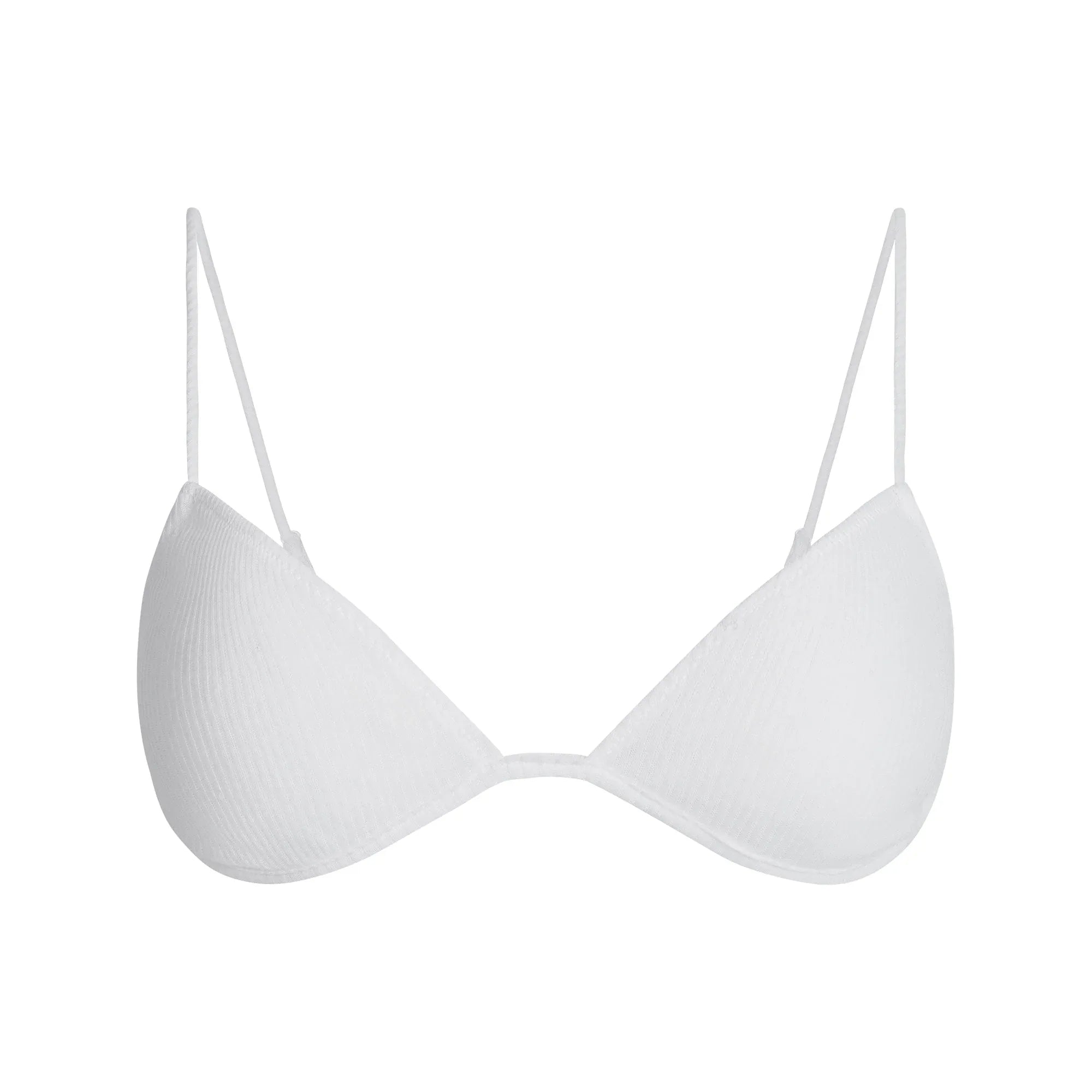 SKIMS SHEER COTTON SKIMPY TRIANGLE BRALETTE | SNOW - SÜTYEN - My Suti