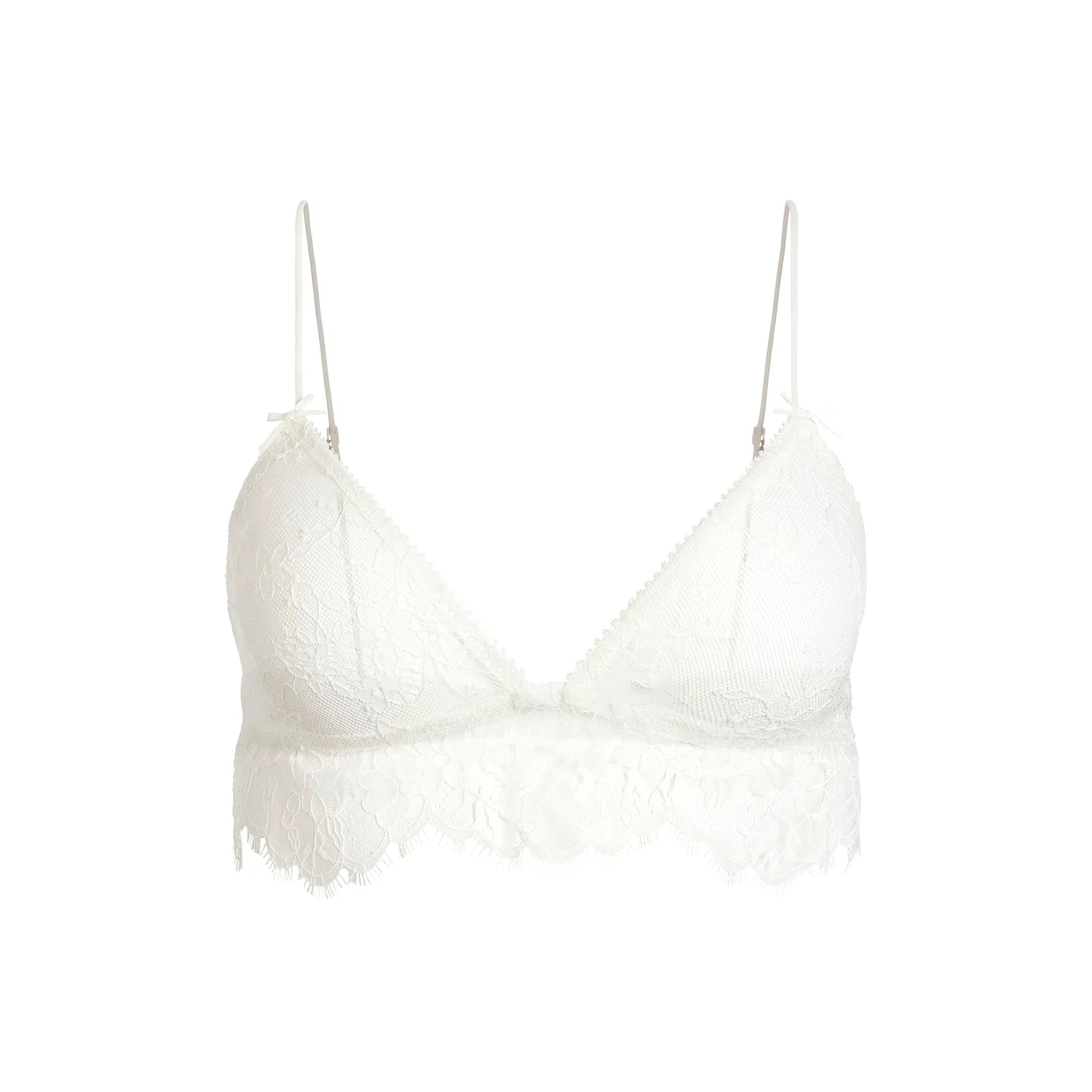 SKIMS ULTRA FINE LACE TRIANGLE BRALETTE | MARBLE - SÜTYEN - My Suti