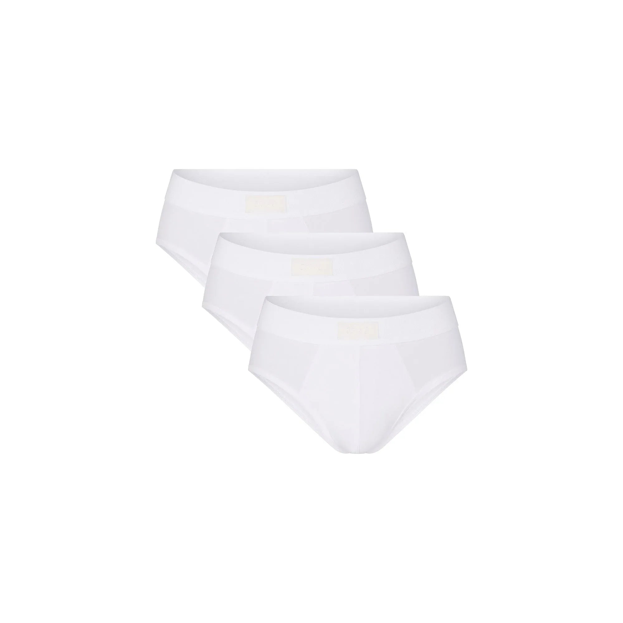 SKIMS COTTON MENS BRIEF 3-PACK | CHALK - KÜLOT - My Suti