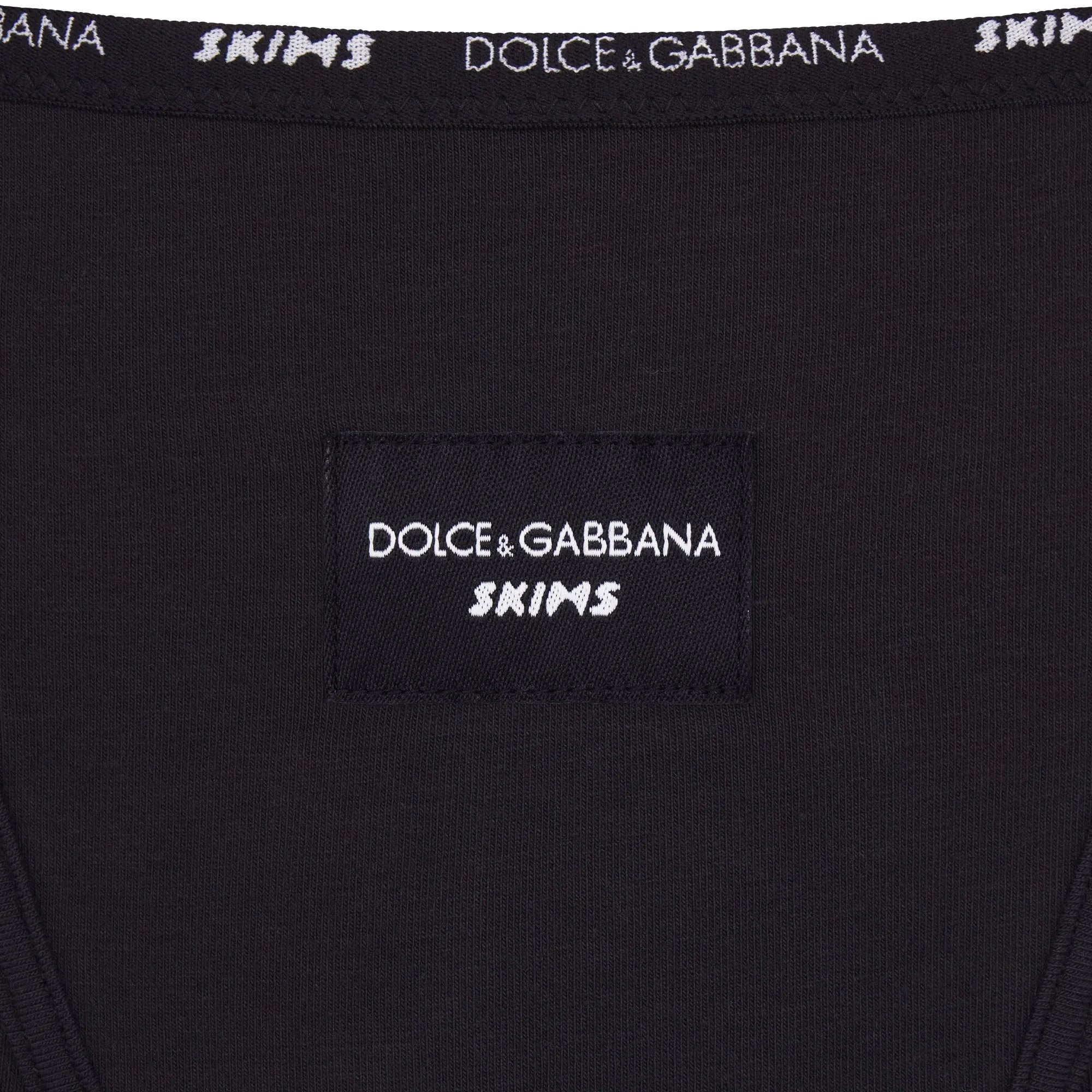 SKIMS DOLCE&GABBANA X COTTON JERSEY BOXER | ONYX - KUTU ŞORT - My Suti