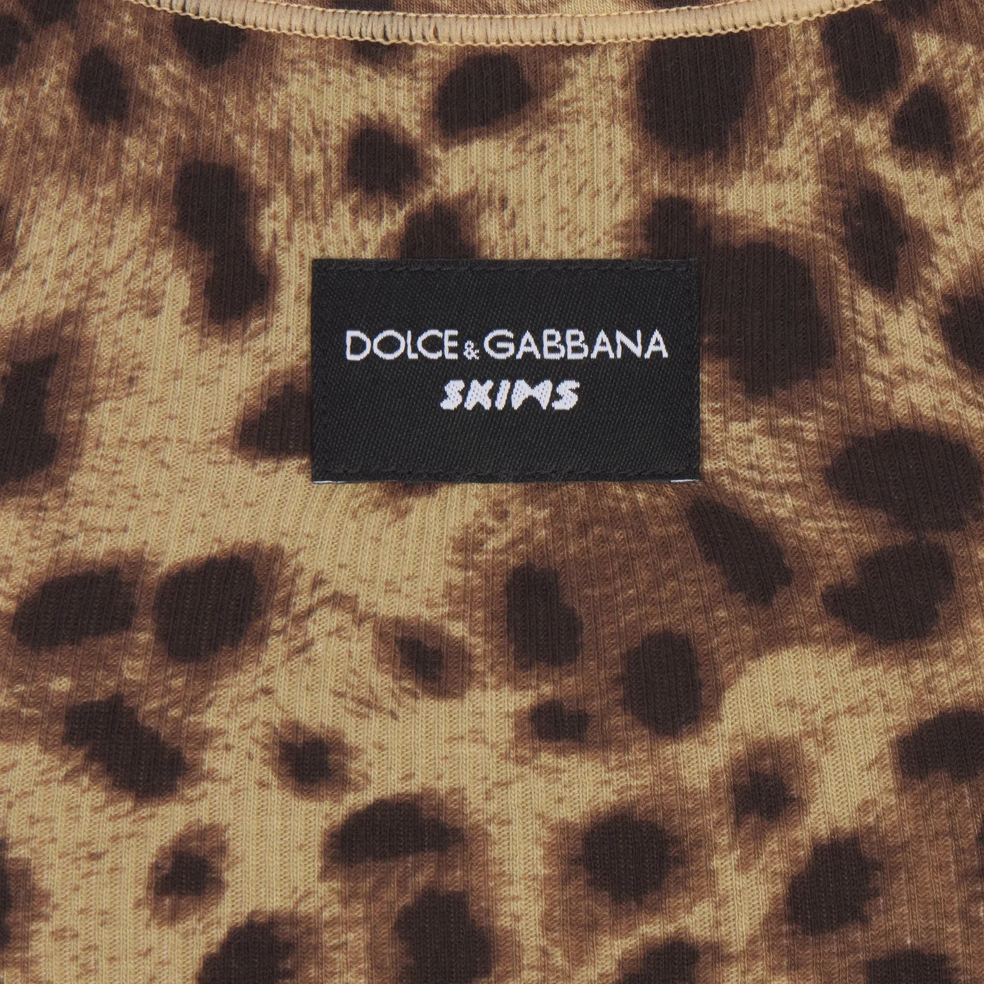 SKIMS DOLCE&GABBANA X COTTON RIB BOXER | LEOPARD - KUTU ŞORT - My Suti