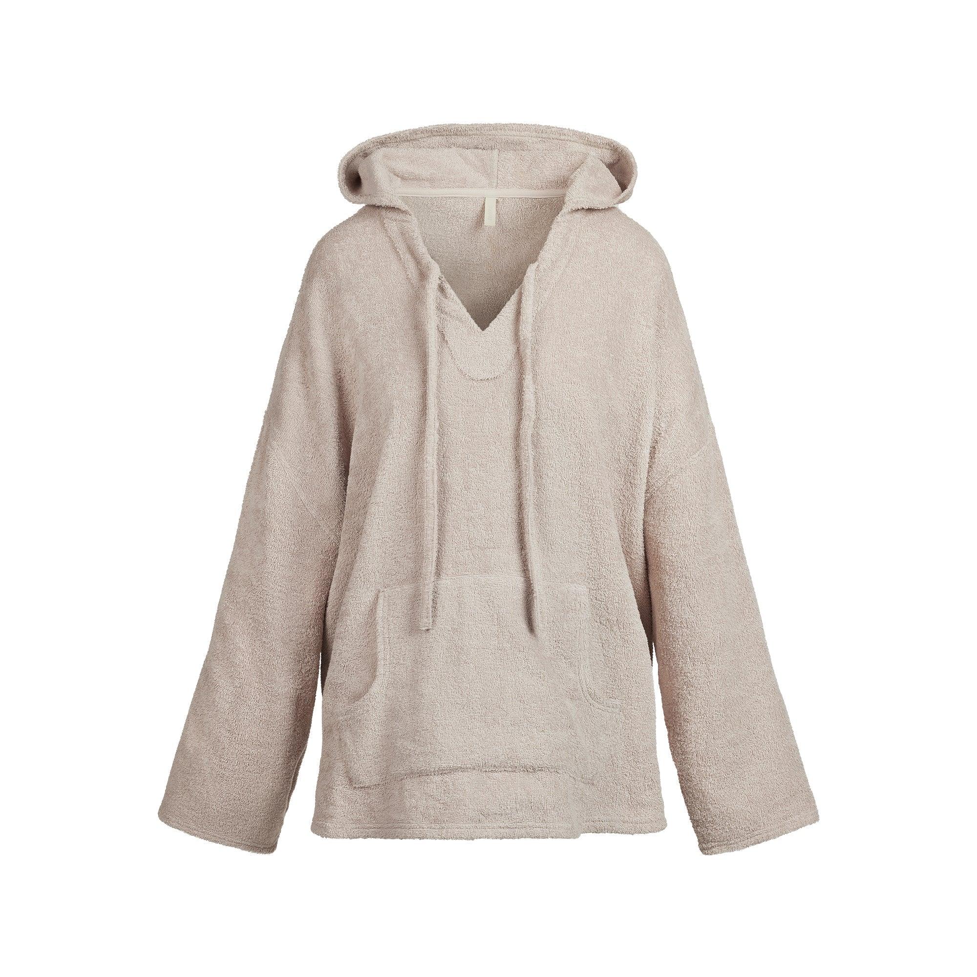 SKIMS TERRY COVER-UPS OVERSIZED HOODIE | STONE - KAPŞONLU SWEATSHIRT - My Suti