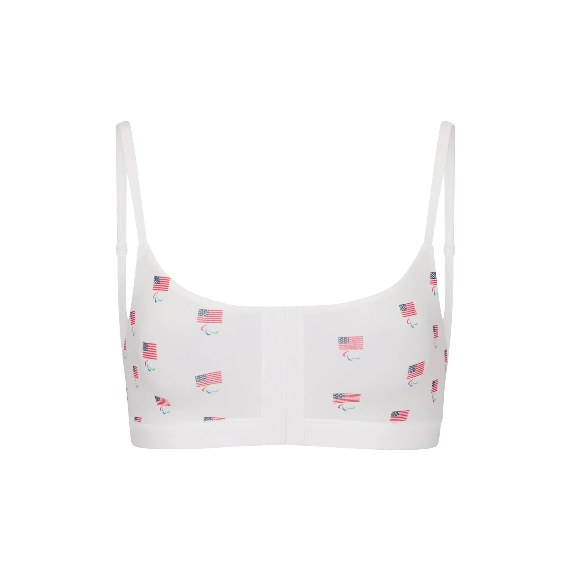 SKIMS FOR TEAM USA FITS EVERYBODY ADAPTIVE PARALYMPIC SCOOP BRALETTE | WHITE - SÜTYEN - My Suti