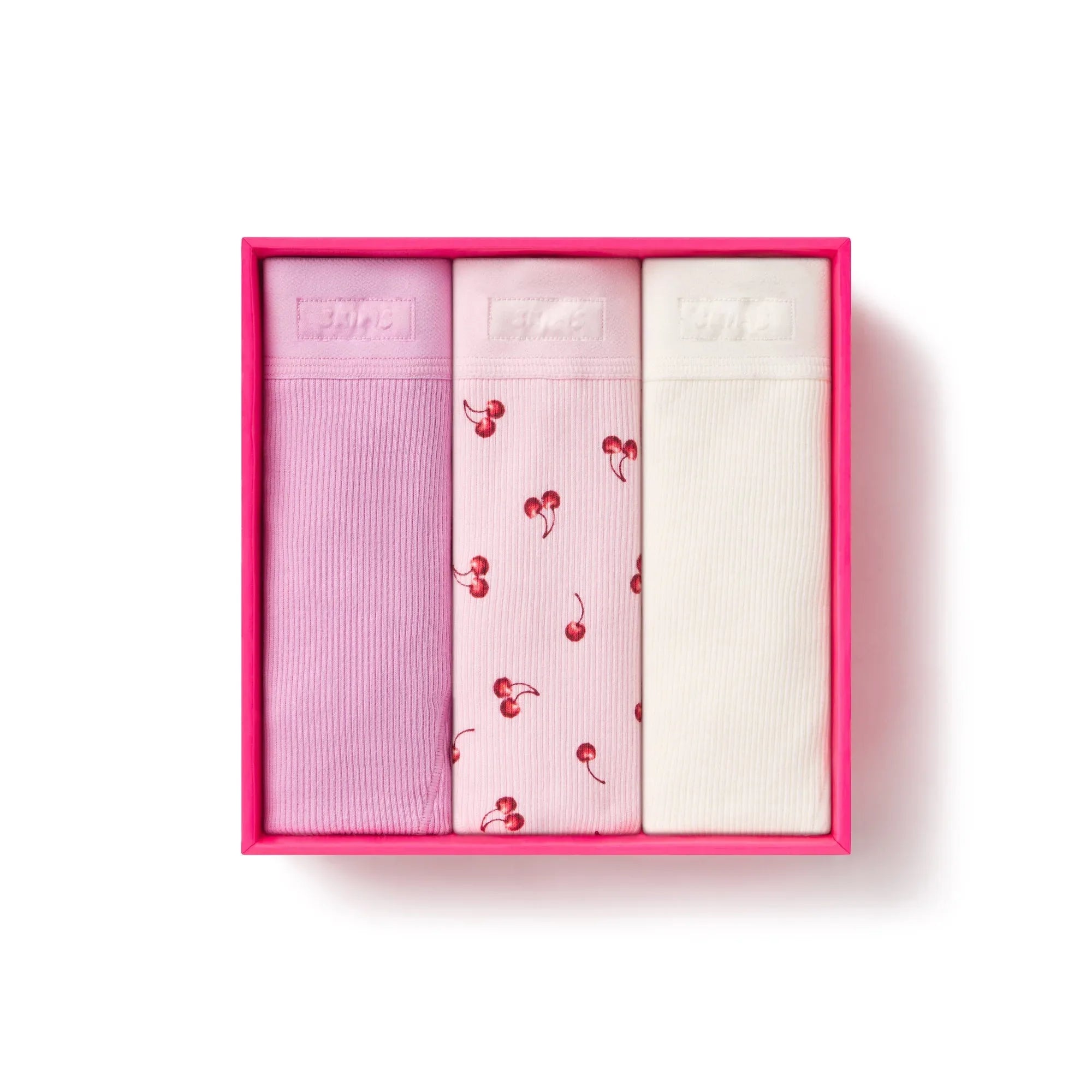 SKIMS COTTON RIB BOXER 3-PACK | PETAL MULTI - KUTU - My Suti