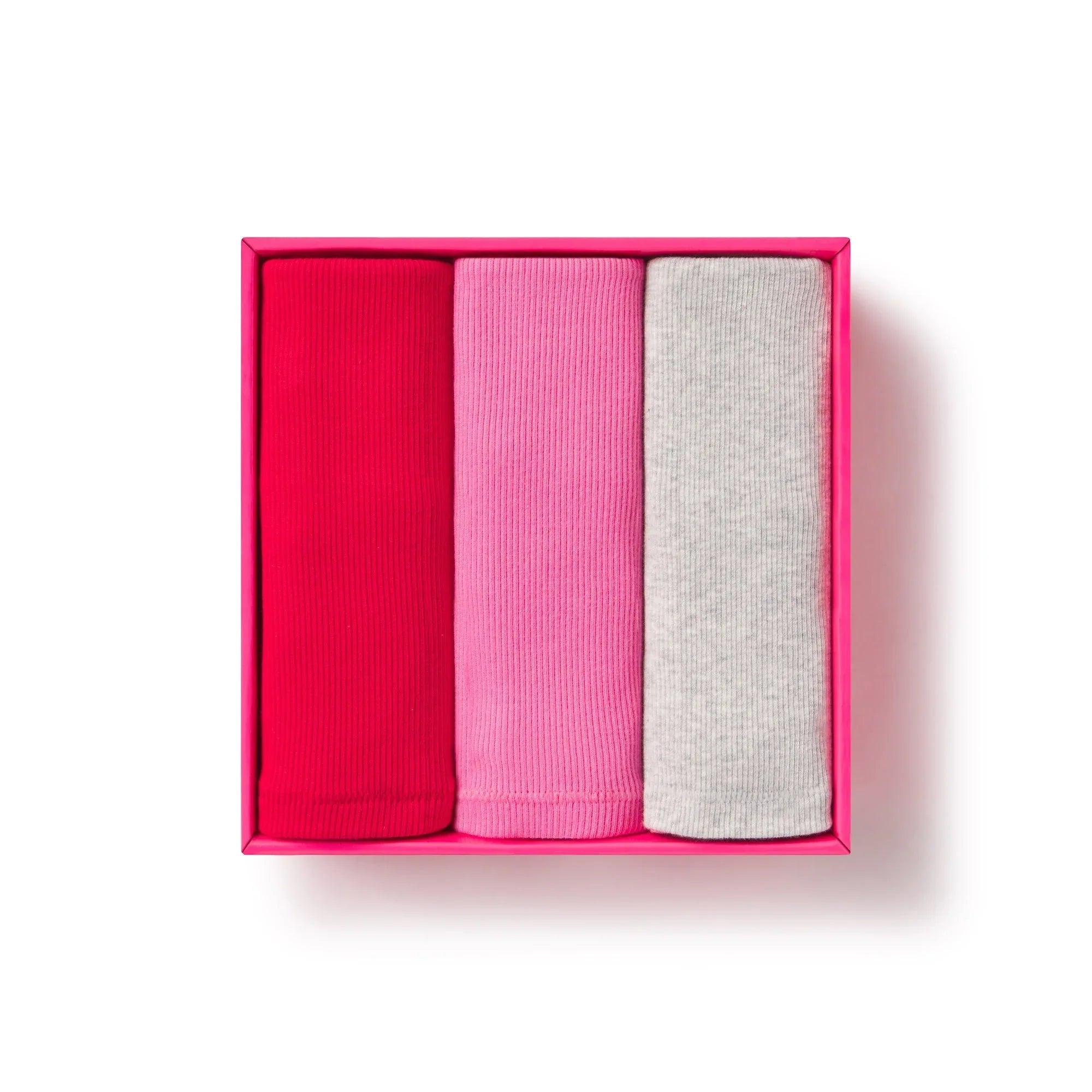 SKIMS COTTON RIB TANK 3-PACK | SUGAR PINK MULTI - TİŞÖRT - My Suti