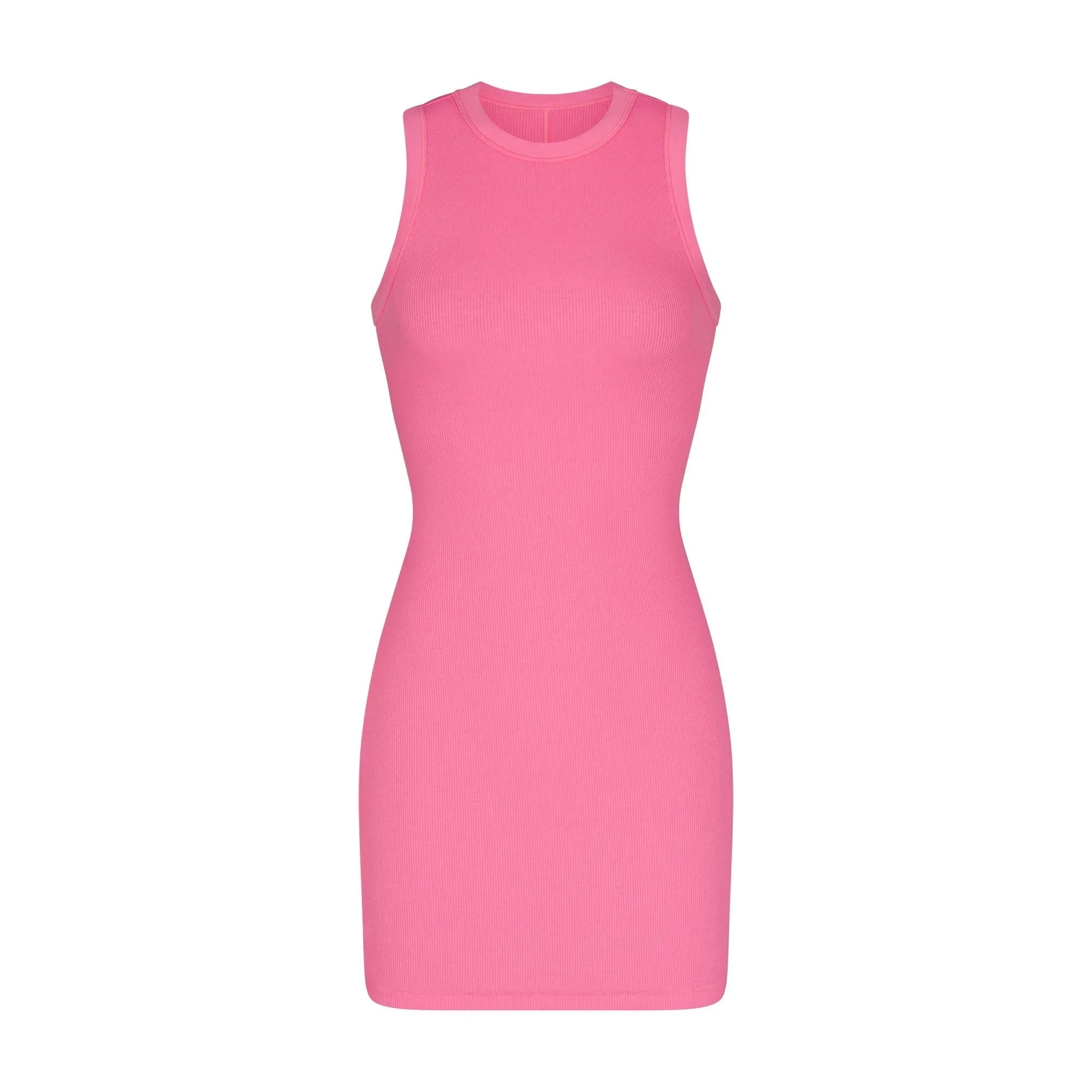SKIMS COTTON RIB TANK MINI DRESS | SUGAR PINK - ELBİSE - My Suti