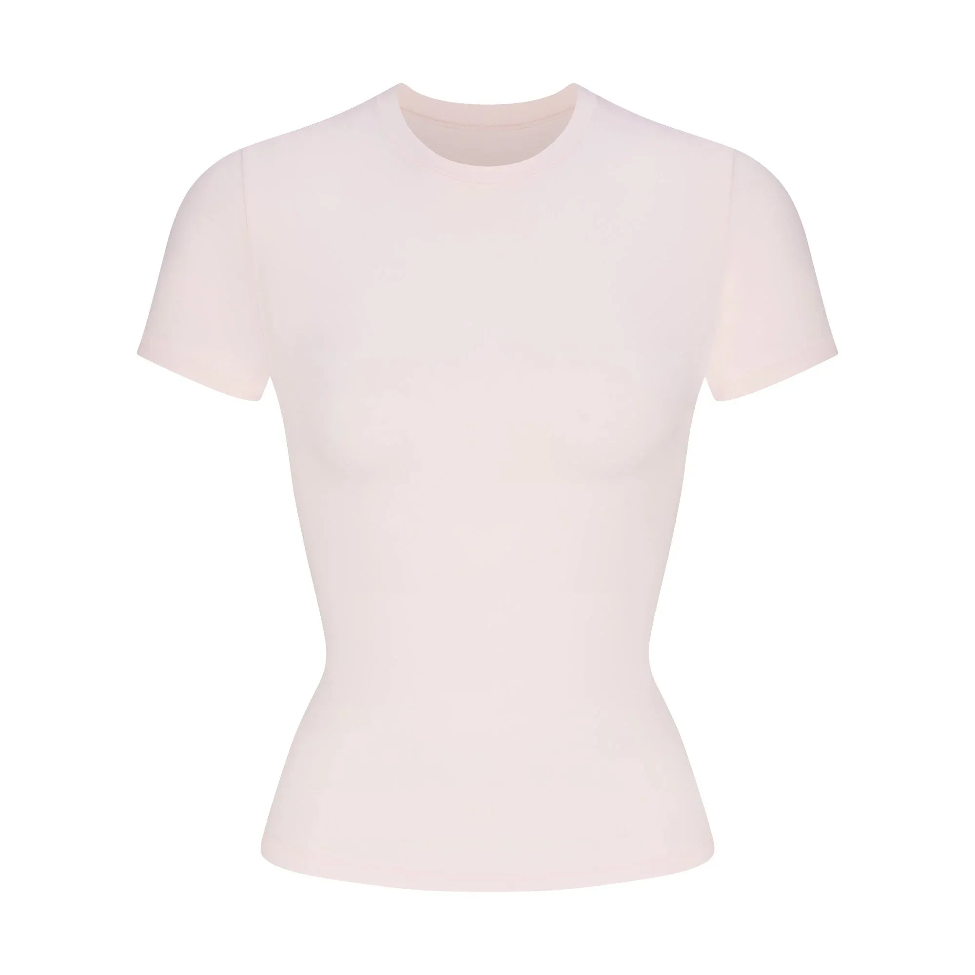 SKIMS COTTON JERSEY T-SHIRT | BARELY PINK - TİŞÖRT - My Suti