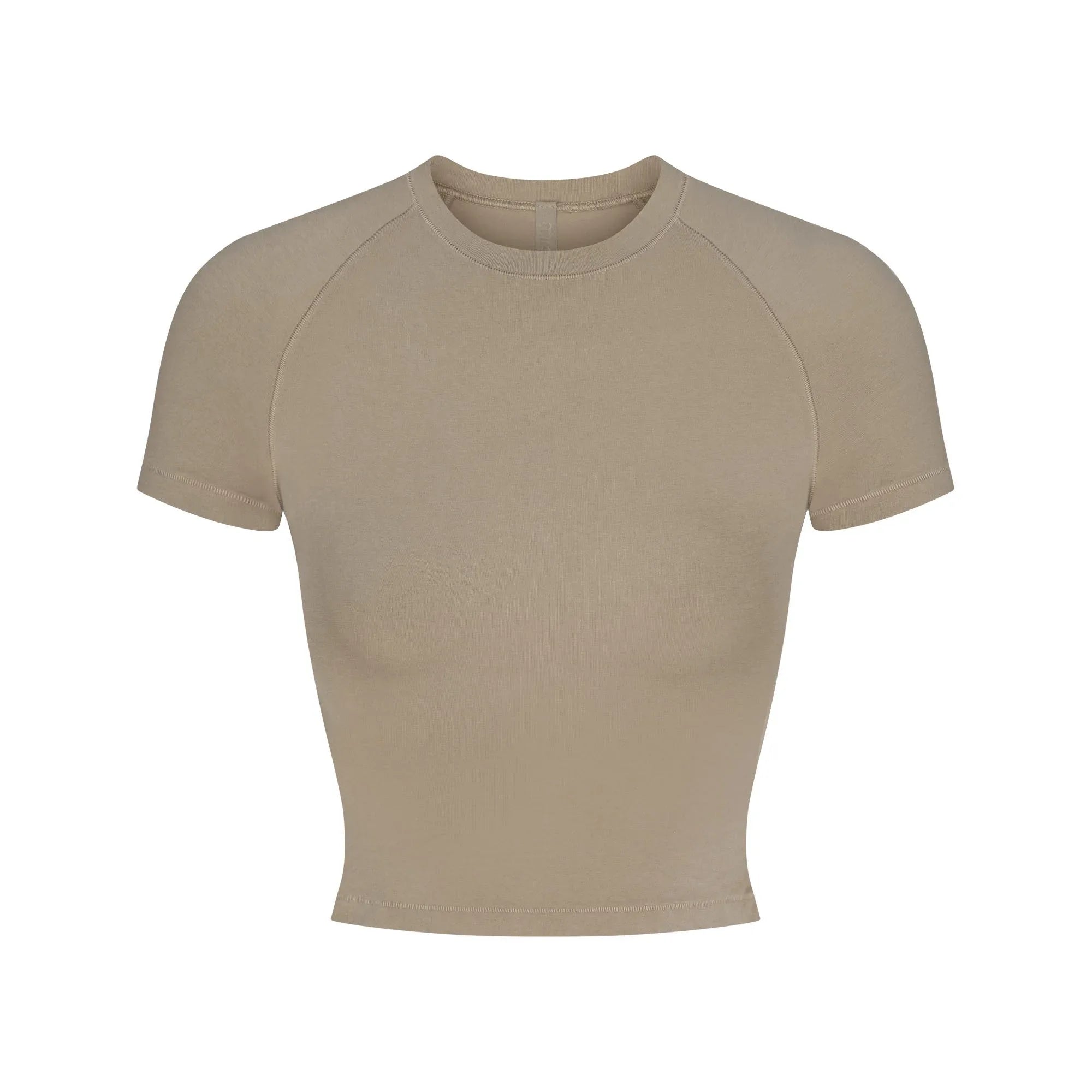 SKIMS NEW VINTAGE CROPPED RAGLAN T-SHIRT | TAUPE - TİŞÖRT - My Suti