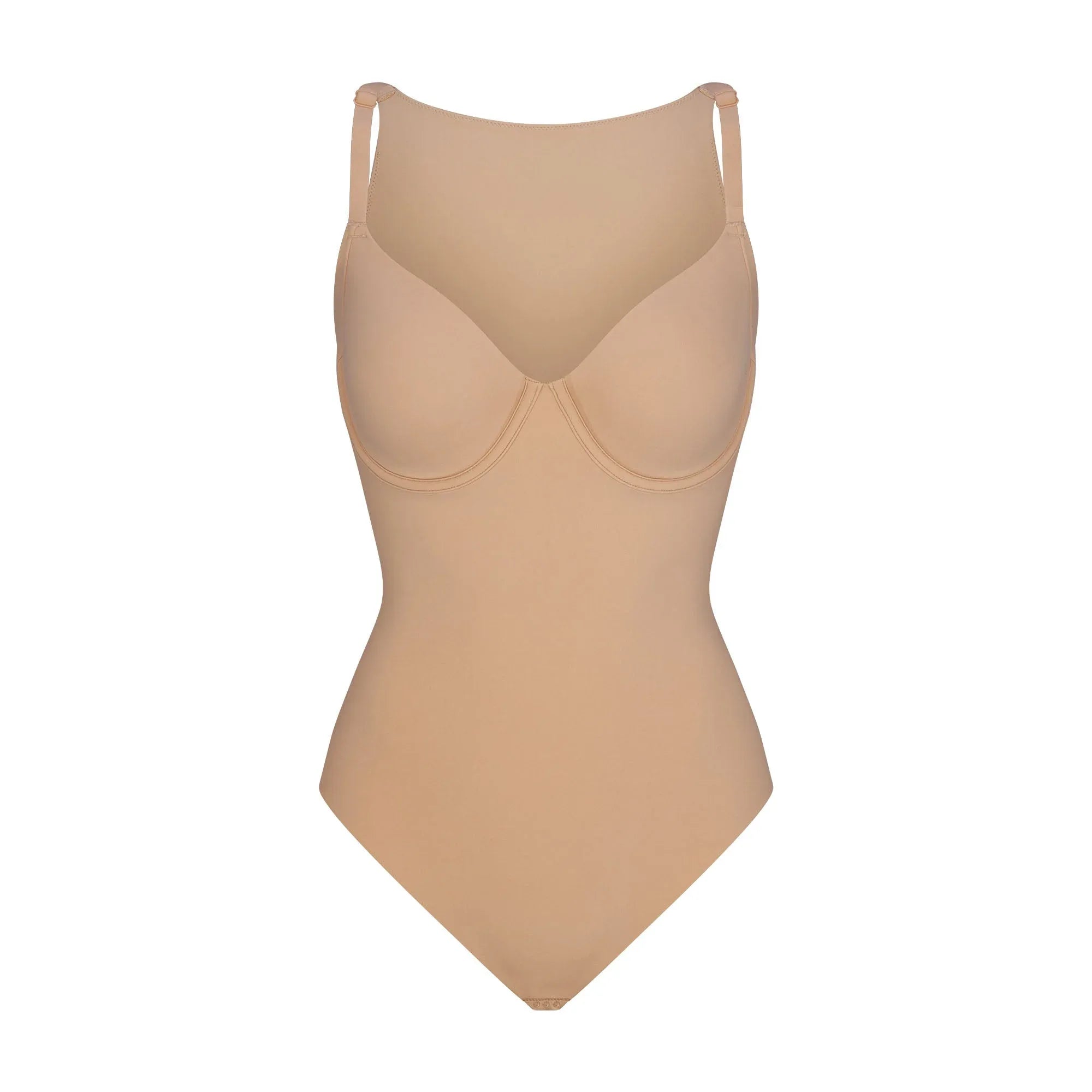 SKIMS FITS EVERYBODY BACK SMOOTHING BRIEF BODYSUIT | CLAY - BODYSUIT - My Suti