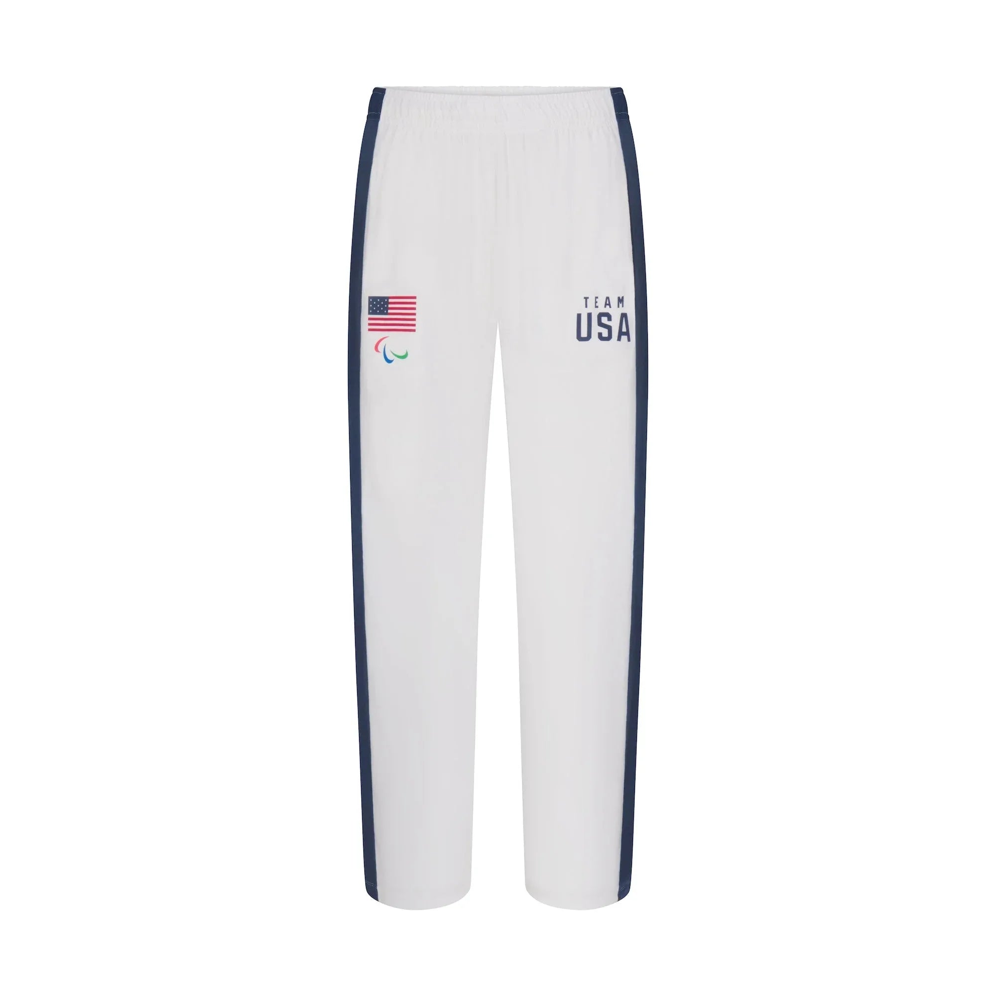 SKIMS FOR TEAM USA JERSEY SLEEP MENS PARALYMPIC PANT | WHITE - PANTOLON - My Suti