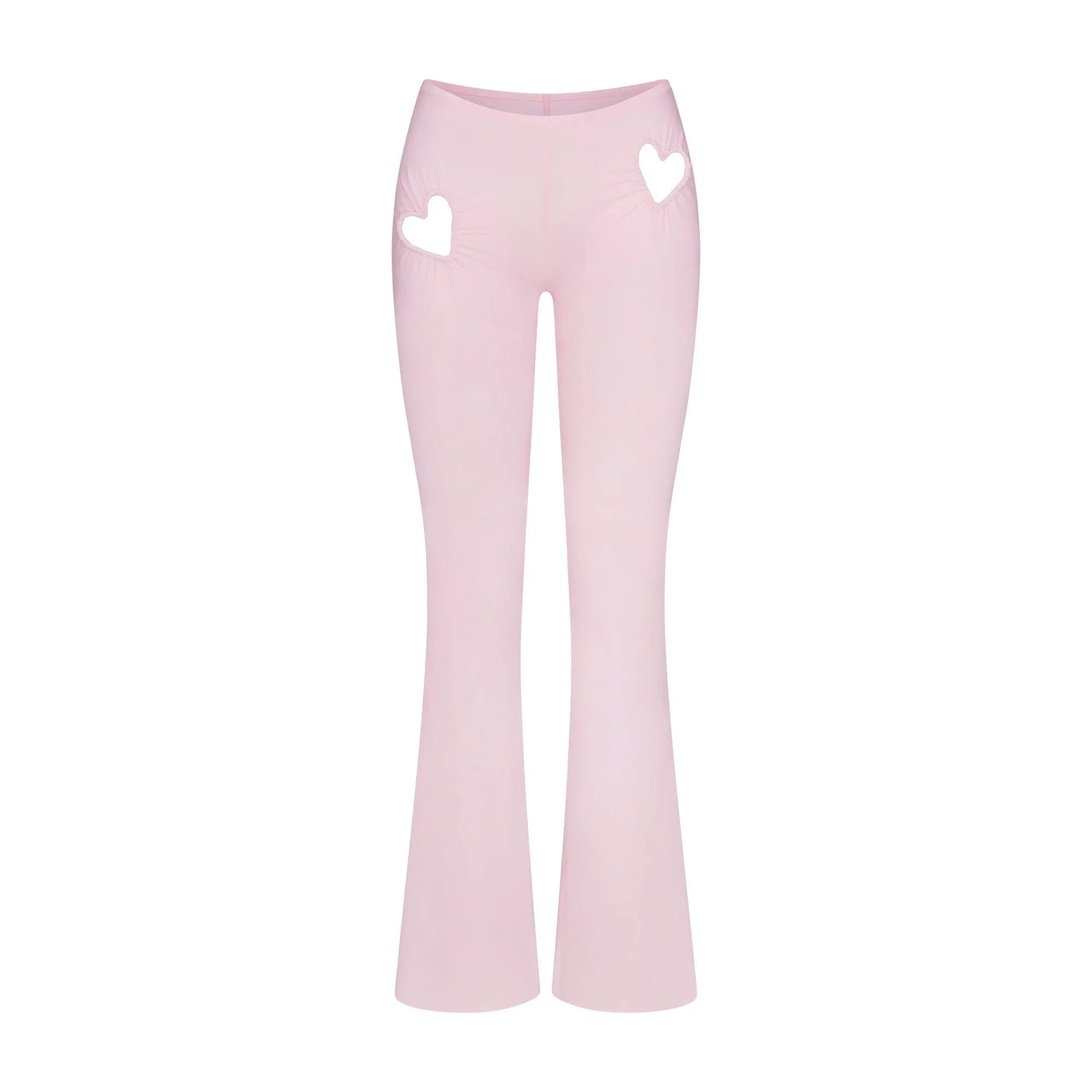 SKIMS COTTON JERSEY HEART FLARE LEGGING | CHERRY BLOSSOM - TAYT - My Suti