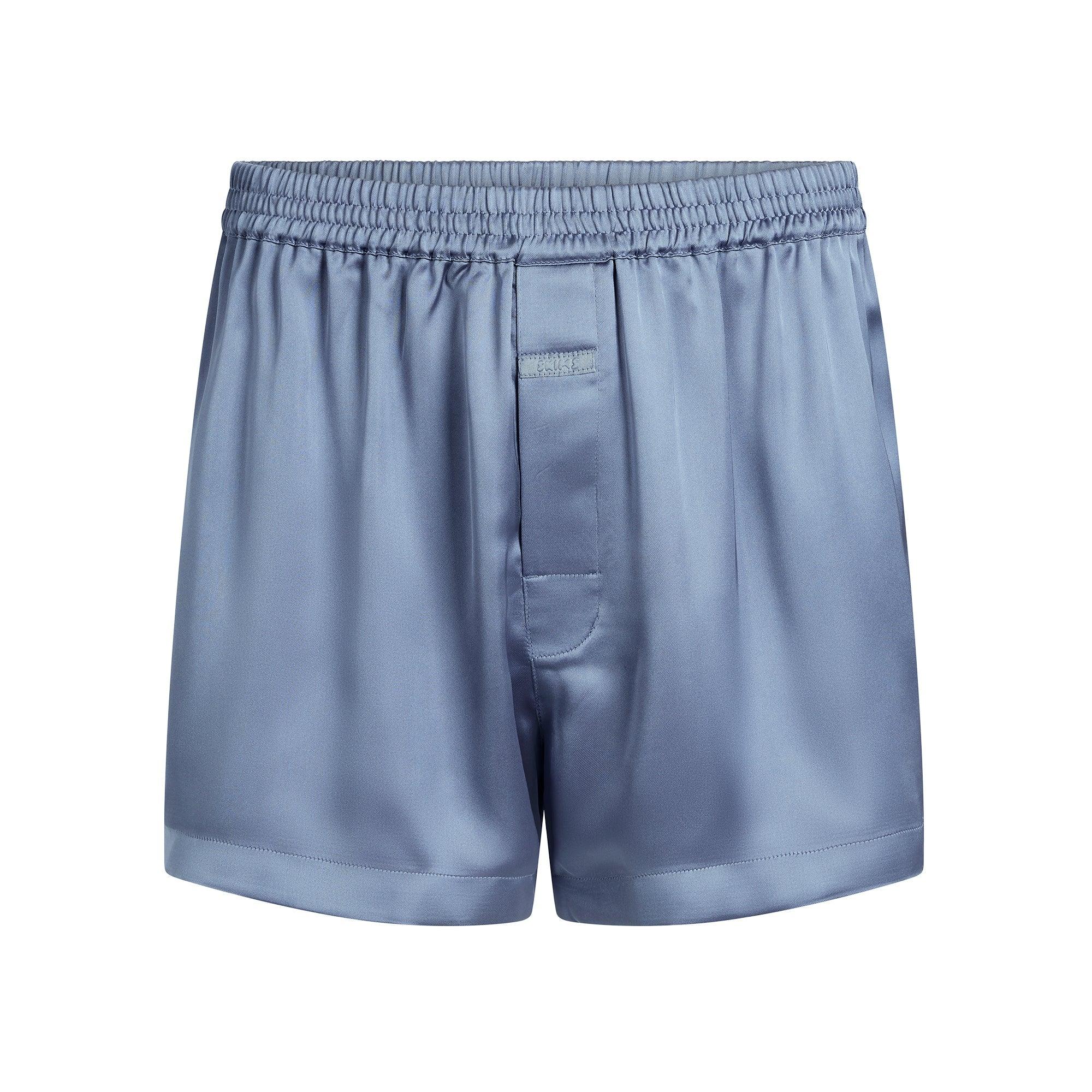 SKIMS SATEEN SLEEP MENS 3" BOXER SHORT | SLATE - KUTU ŞORT - My Suti