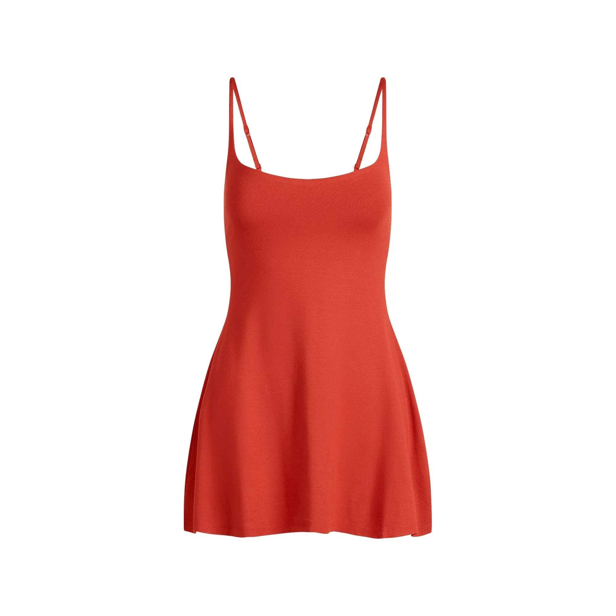 SKIMS SMOOTH LAYERS SCOOP NECK MINI DRESS | TERRA - ELBİSE - My Suti