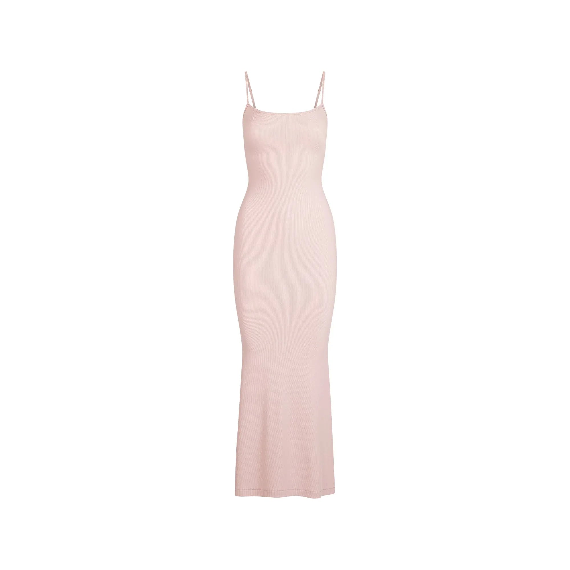 SKIMS SOFT LOUNGE PETITE LONG SLIP DRESS | MORGANITE - ELBİSE - My Suti