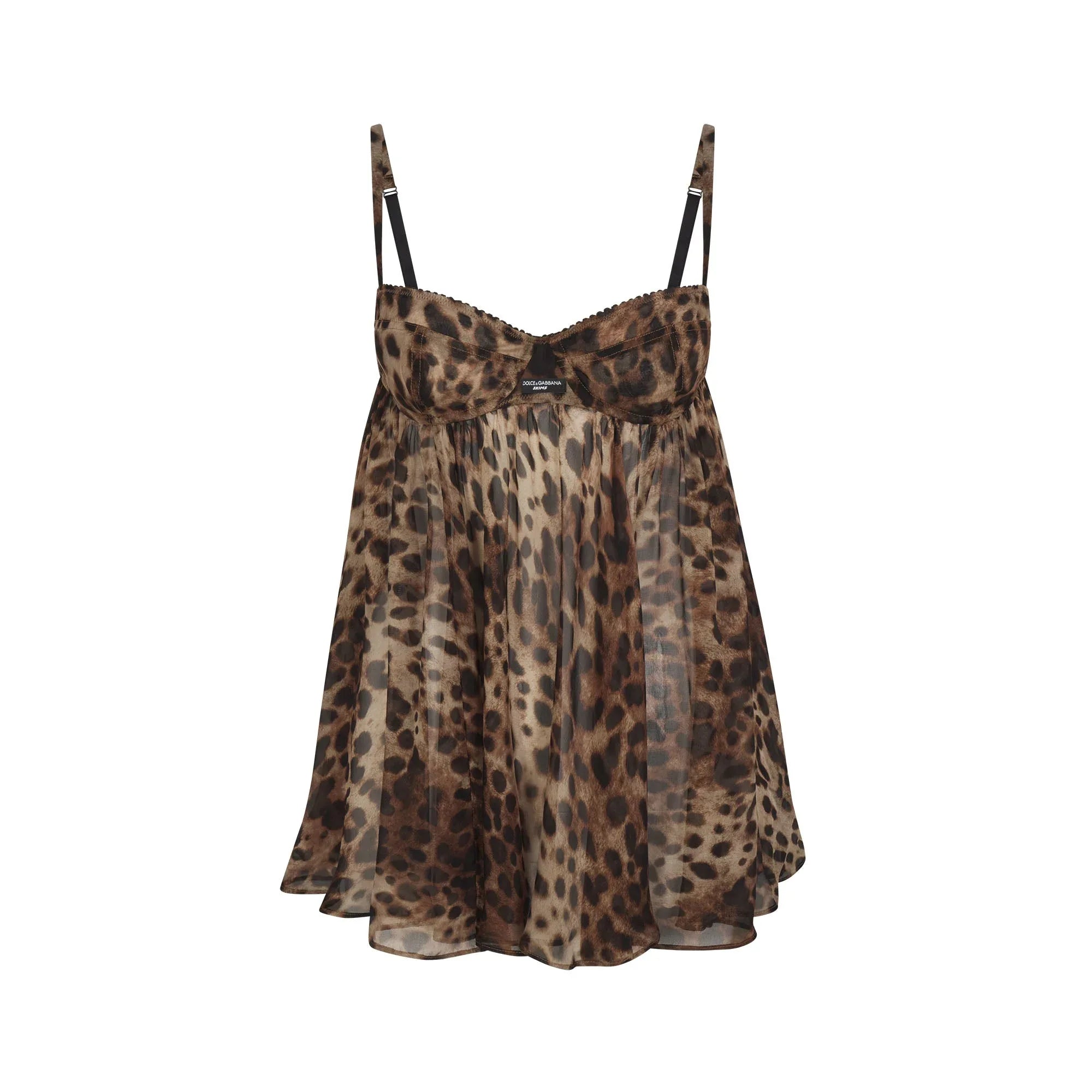 SKIMS ROMANCE BABYDOLL DRESS | LEOPARD - ELBİSE - My Suti