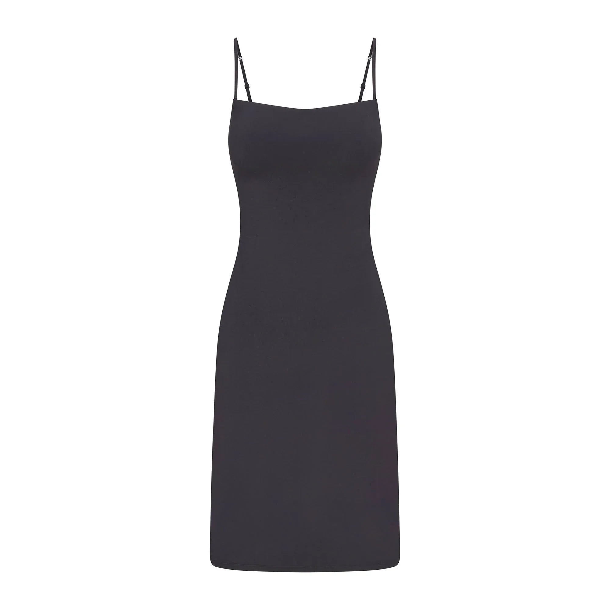 SKIMS SMOOTH LAYERS MIDI DRESS | GRAPHITE - ELBİSE - My Suti