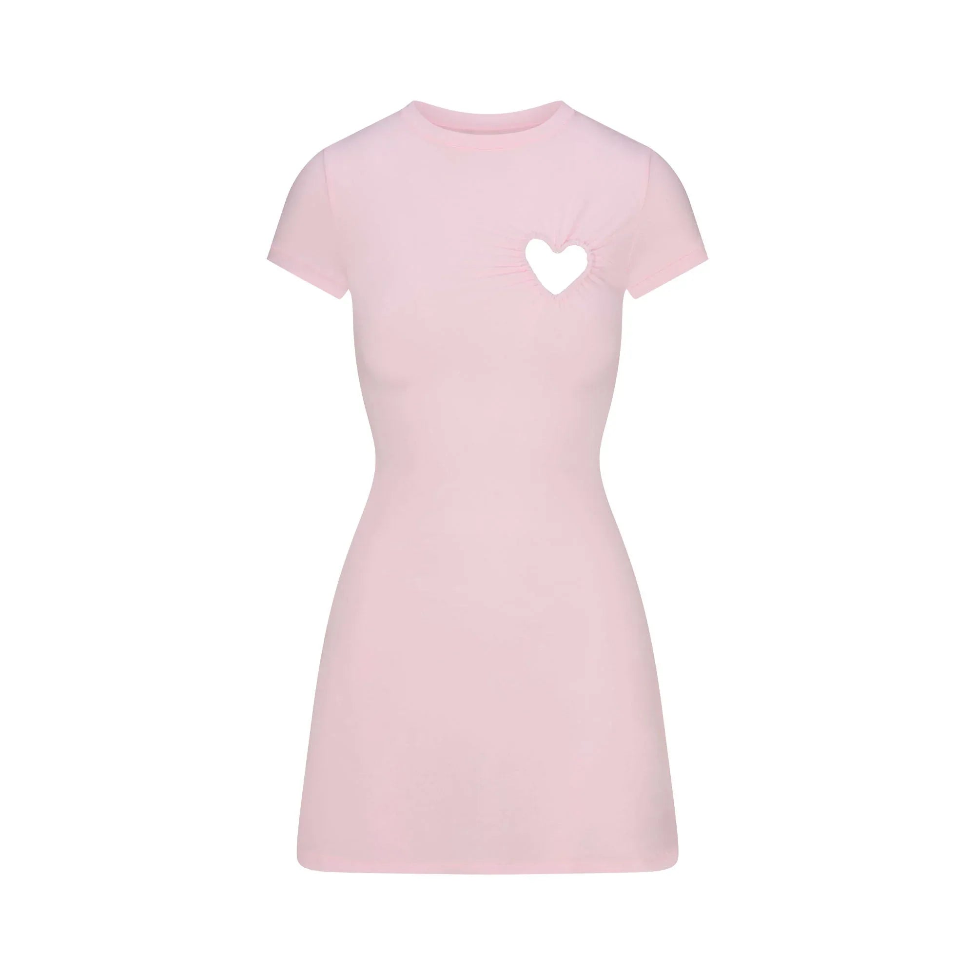 SKIMS COTTON JERSEY HEART MINI DRESS | CHERRY BLOSSOM - ELBİSE - My Suti