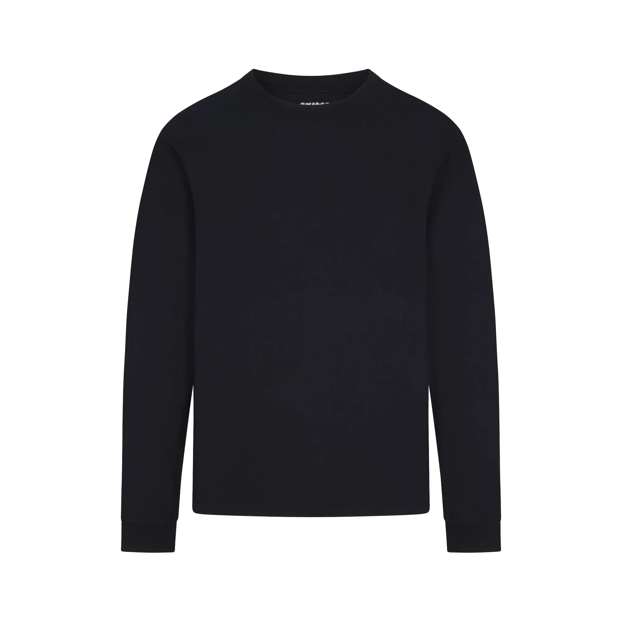 SKIMS HEAVYWEIGHT COTTON MENS RELAXED LONG SLEEVE T-SHIRT | OBSIDIAN - TİŞÖRT - My Suti