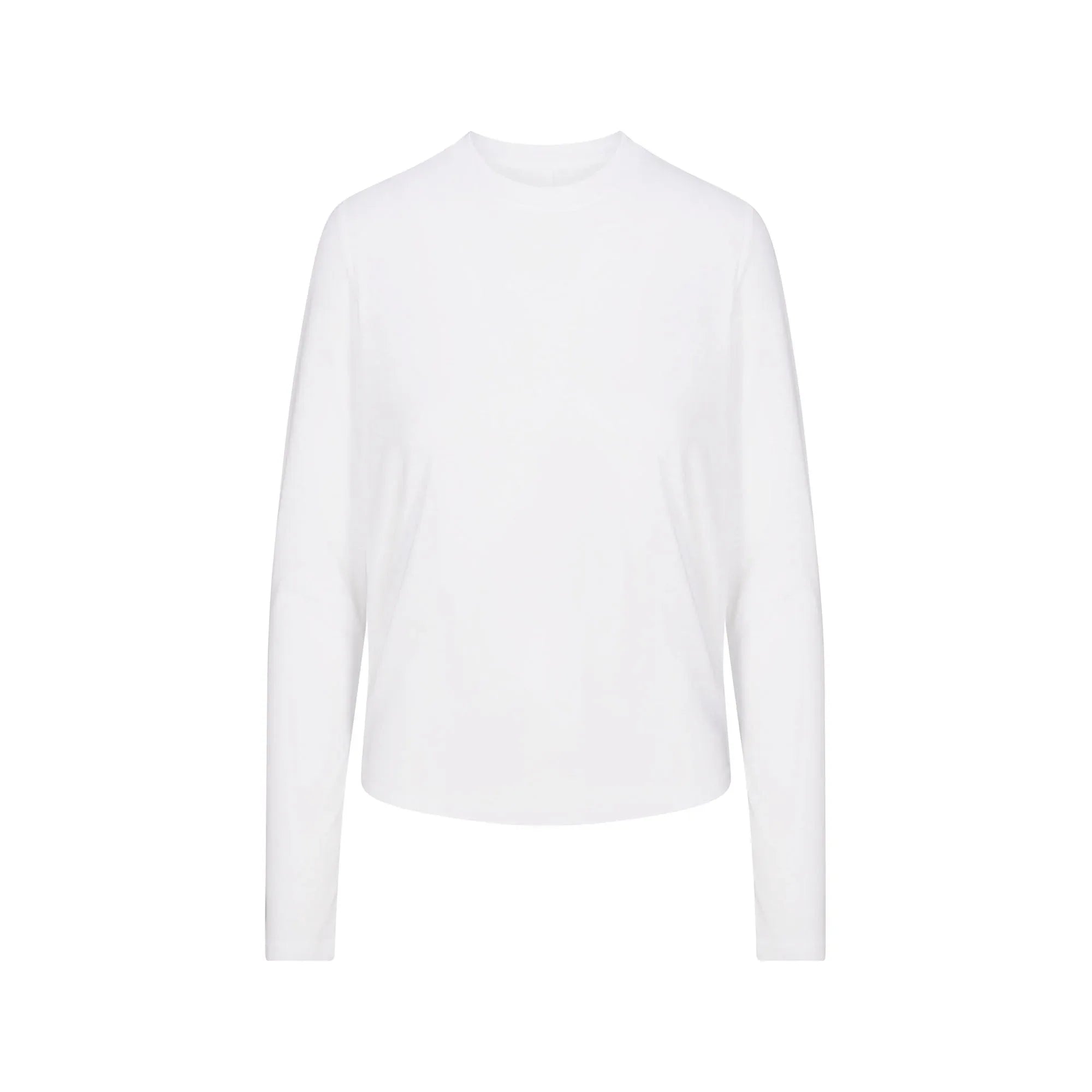 SKIMS RELAXED TEES LONG SLEEVE T-SHIRT | SNOW - TİŞÖRT - My Suti