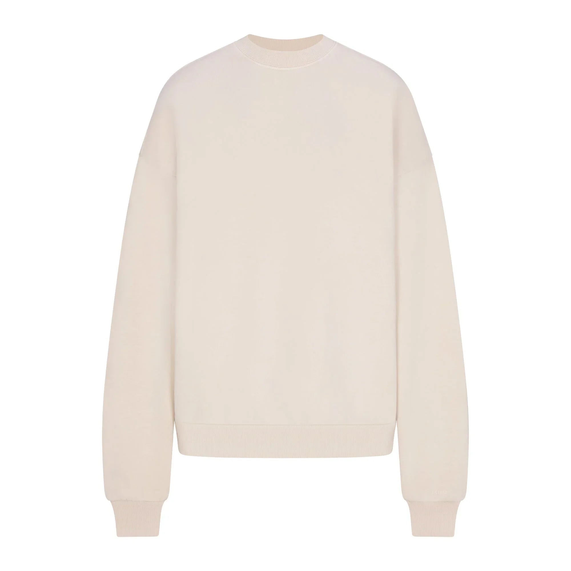 SKIMS BOYFRIEND FLEECE CREWNECK | BUFF - KAZAK - My Suti