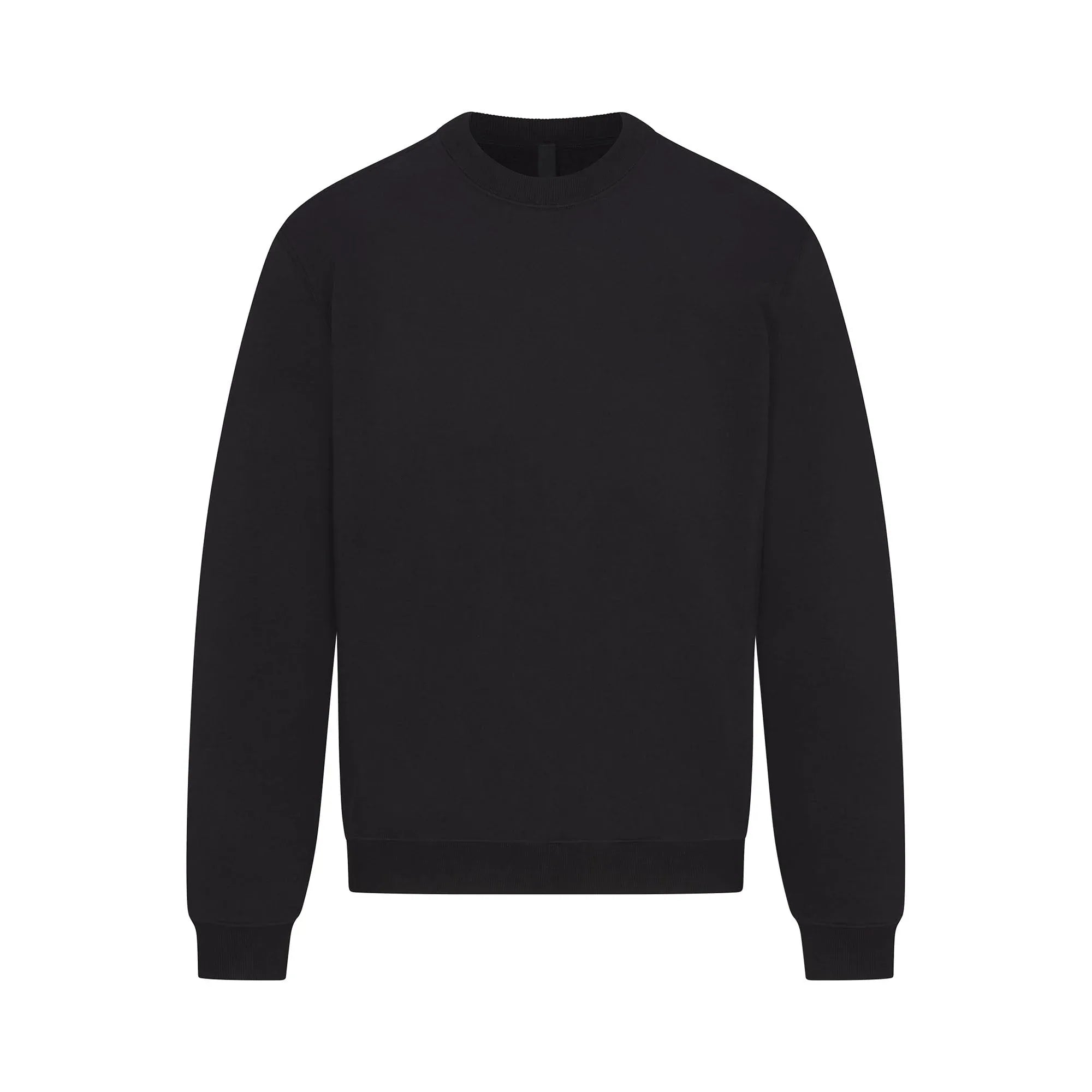 SKIMS FLEECE LOUNGE MENS CLASSIC CREWNECK | WASHED ONYX - KAZAK - My Suti