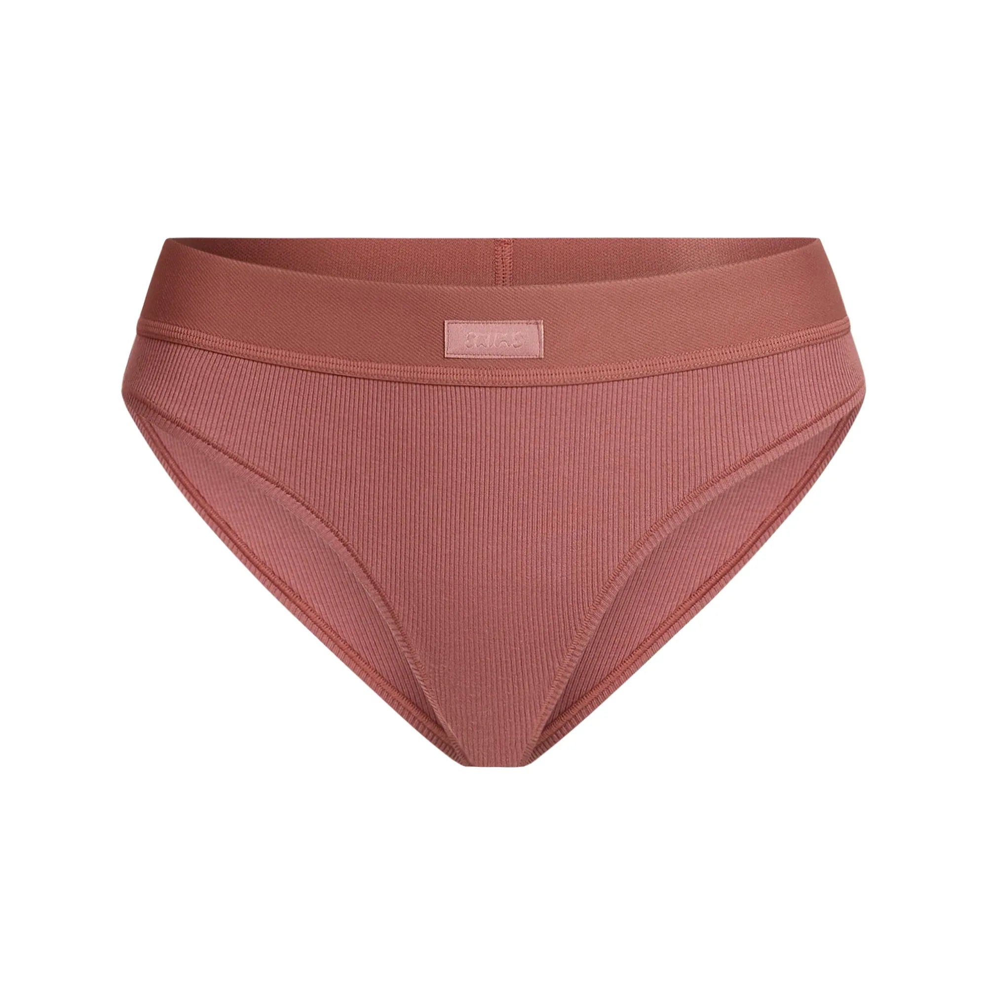 SKIMS COTTON RIB BRIEF | REDWOOD - KÜLOT - My Suti