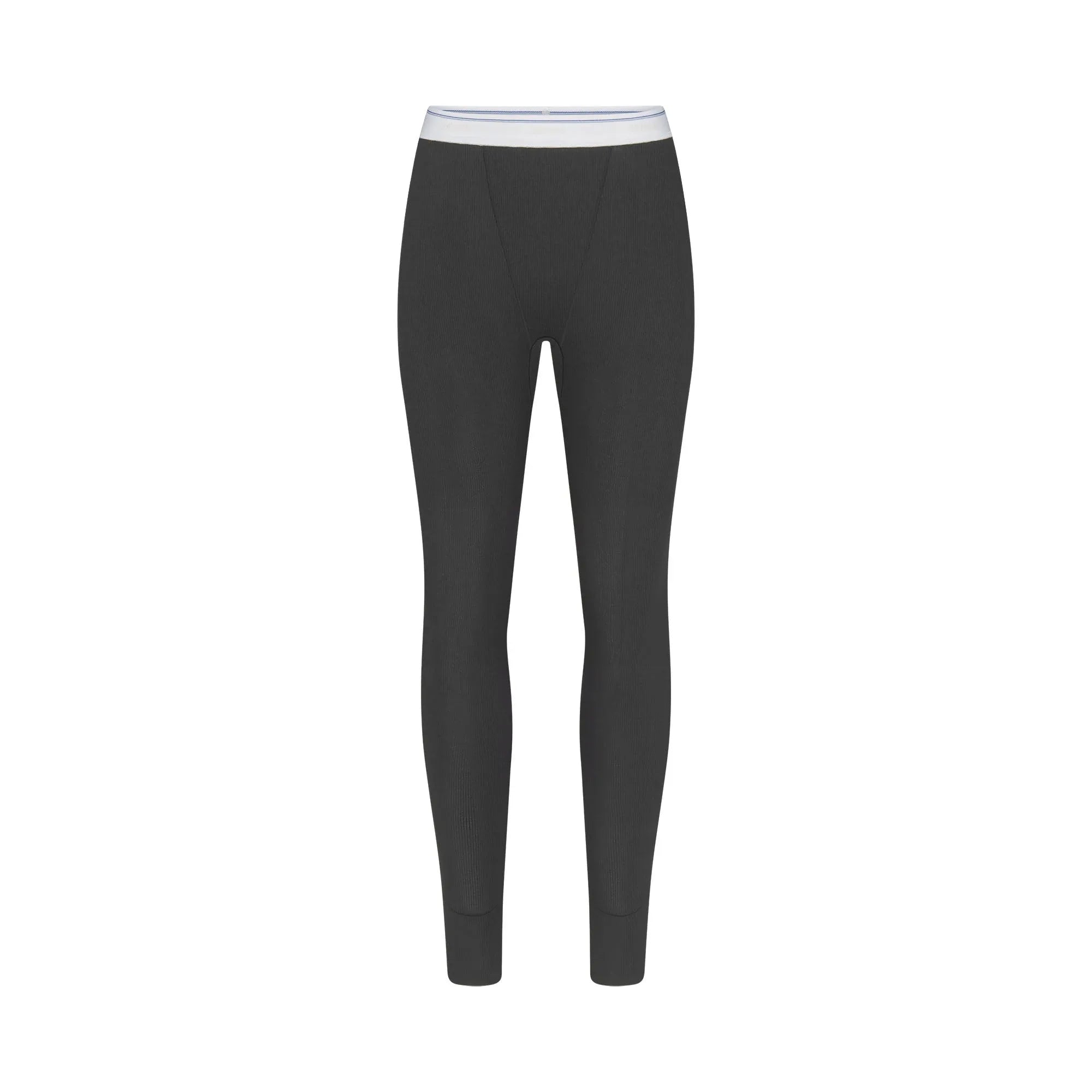 SKIMS COTTON RIB LEGGING | SOOT STRIPE - TAYT - My Suti