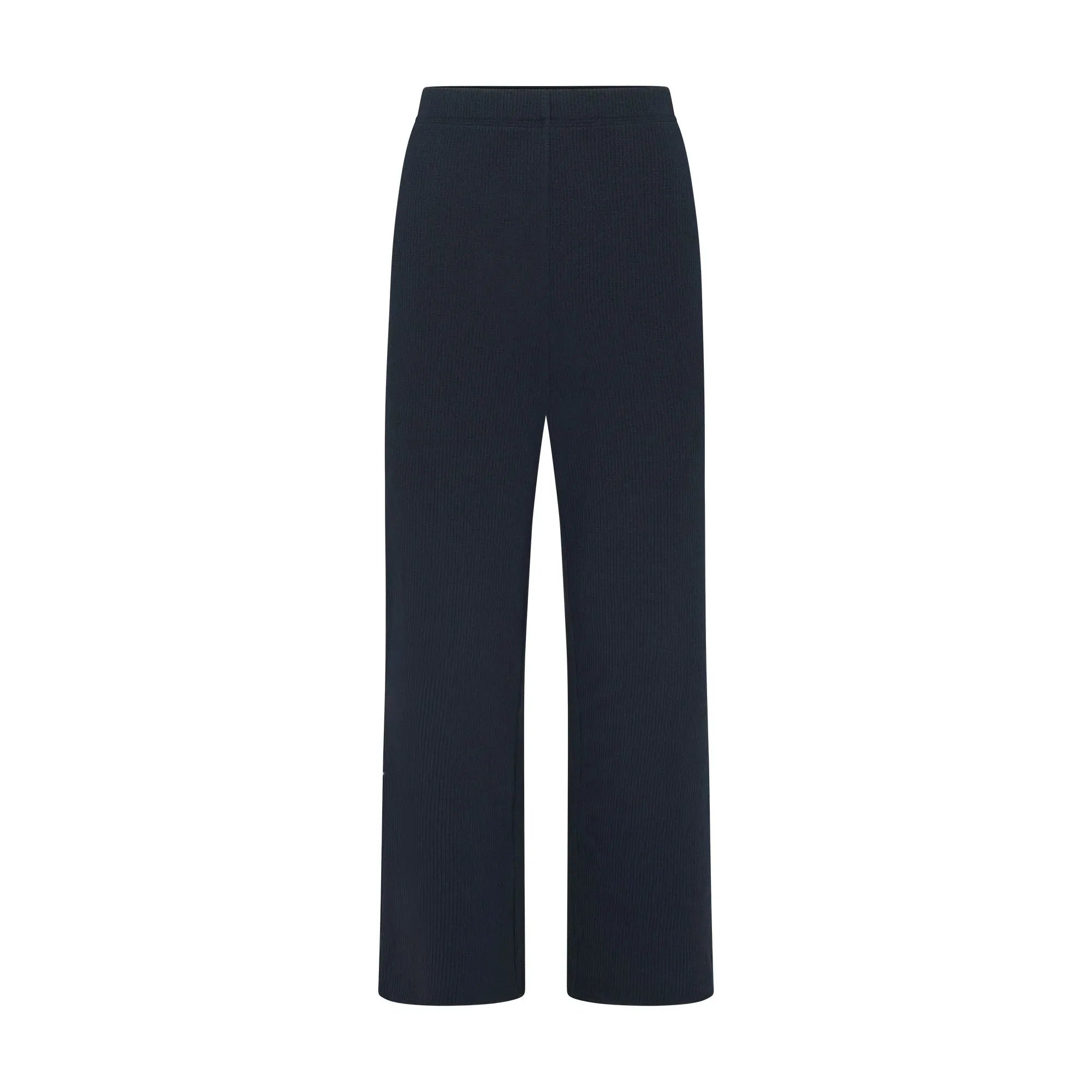 SKIMS HEAVY WAFFLE STRAIGHT LEG PANT | NAVY - PANTOLON - My Suti