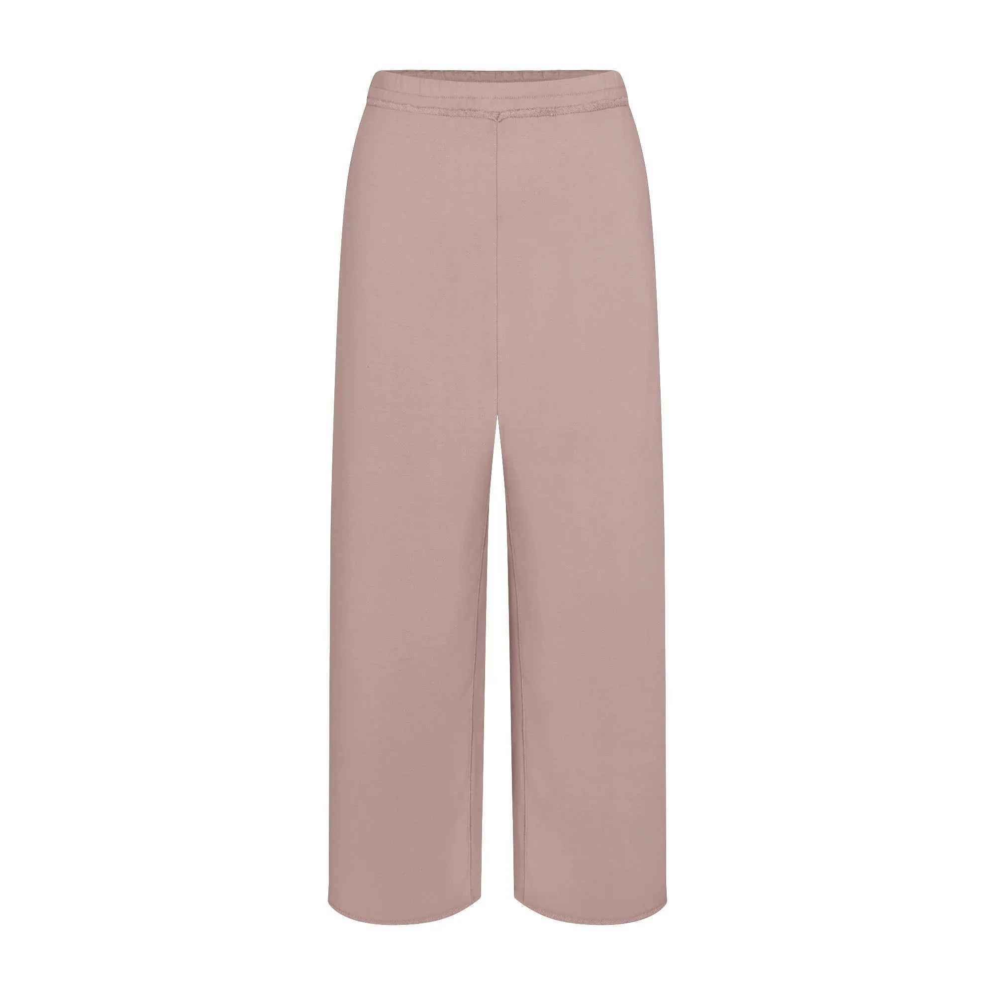 SKIMS FRENCH TERRY WIDE LEG PANT | FAWN - PANTOLON - My Suti