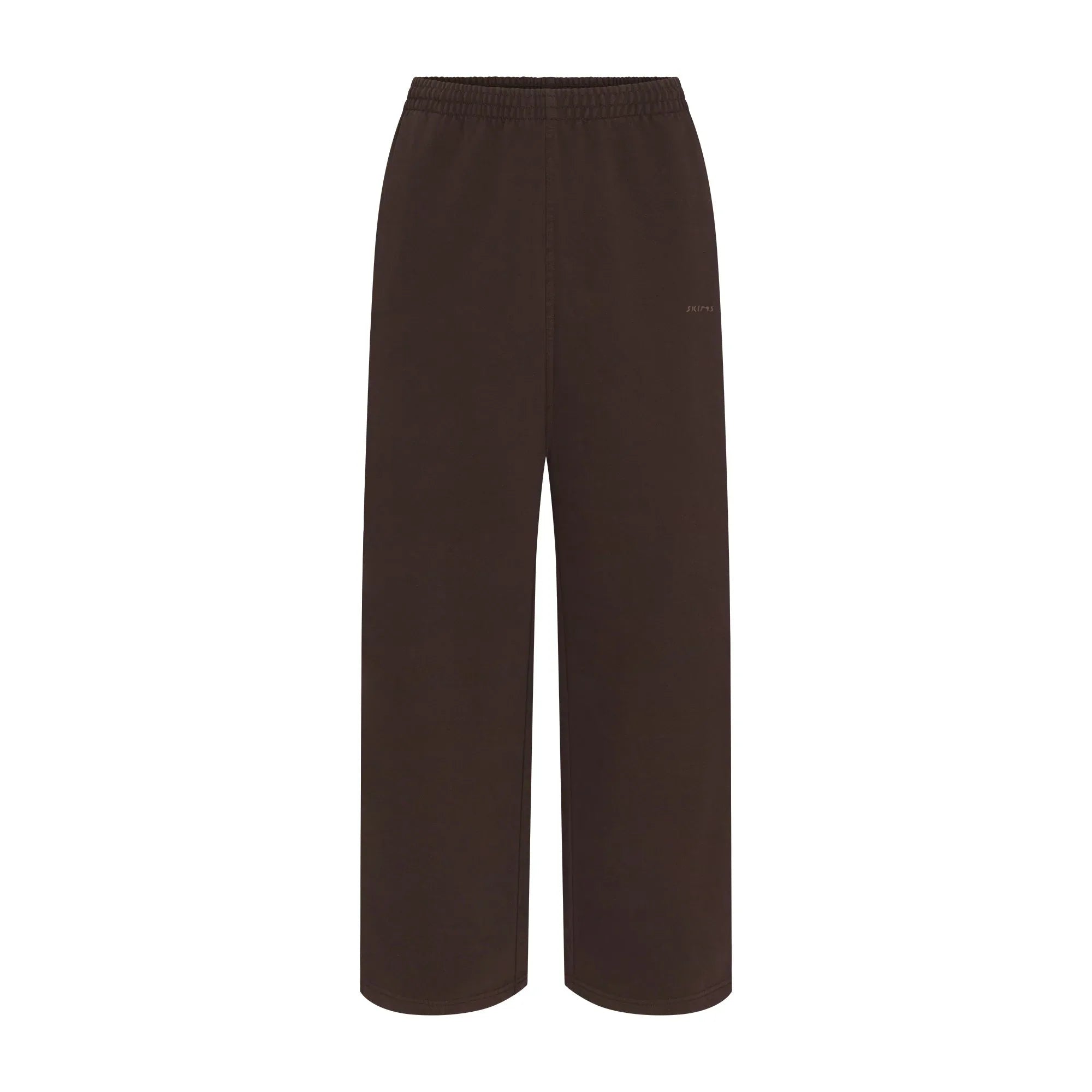 SKIMS BOYFRIEND FLEECE STRAIGHT LEG PANT | ESPRESSO - PANTOLON - My Suti