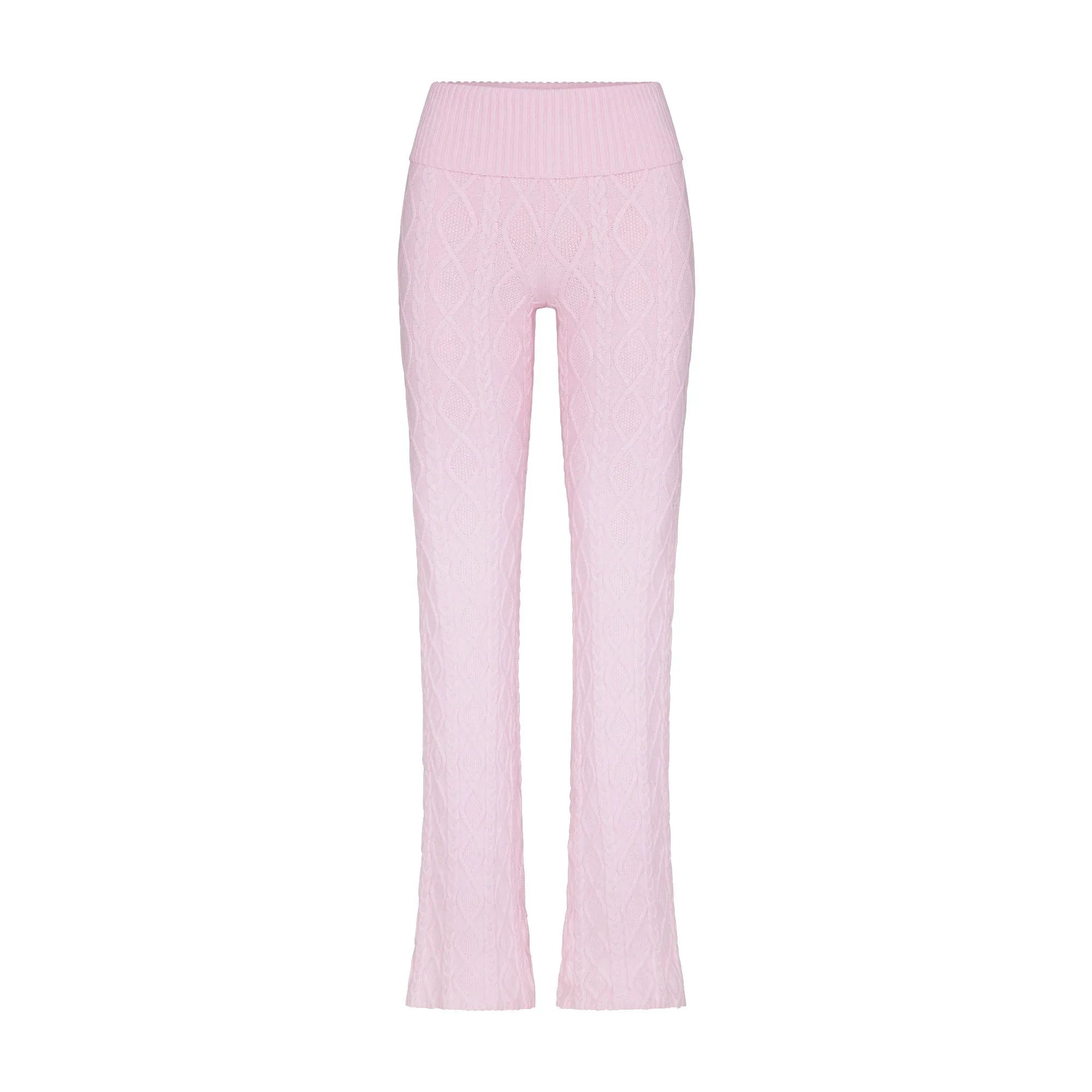 SKIMS SWEATER KNIT FOLDOVER PANT | BABY PINK - TAYT - My Suti