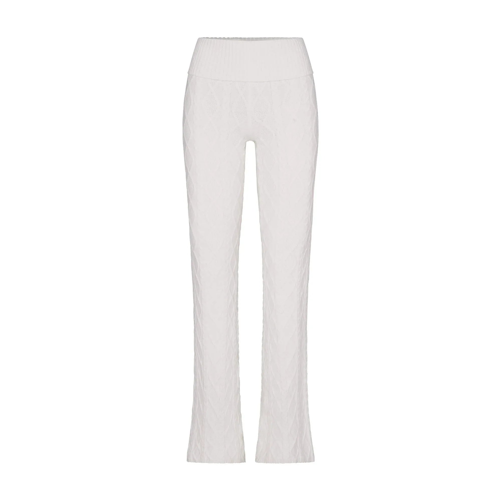 SKIMS SWEATER KNIT FOLDOVER PANT | MARBLE - TAYT - My Suti