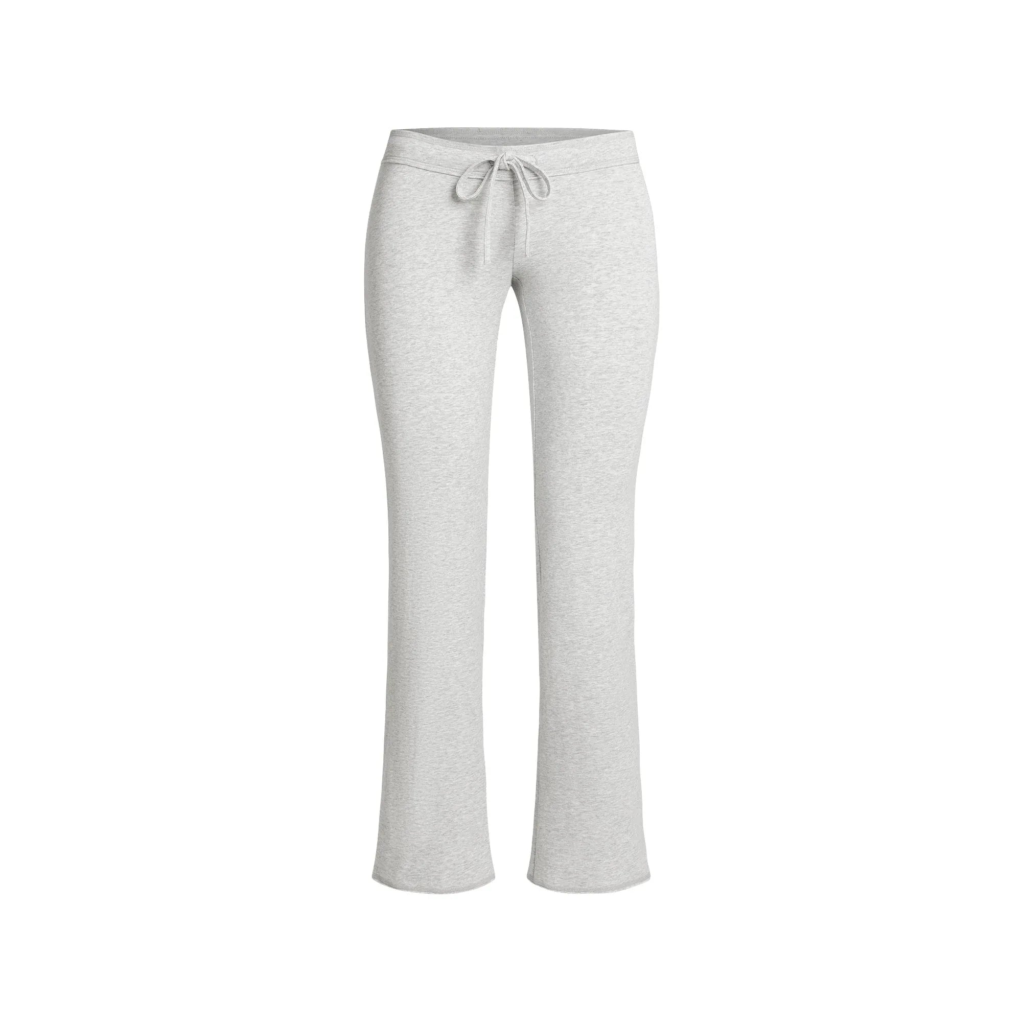 SKIMS COTTON JERSEY LOW RISE CROP PANT | LIGHT HEATHER GREY - PAMUK JERSEY DÜŞÜK BEL KALIP PANTOLON - My Suti