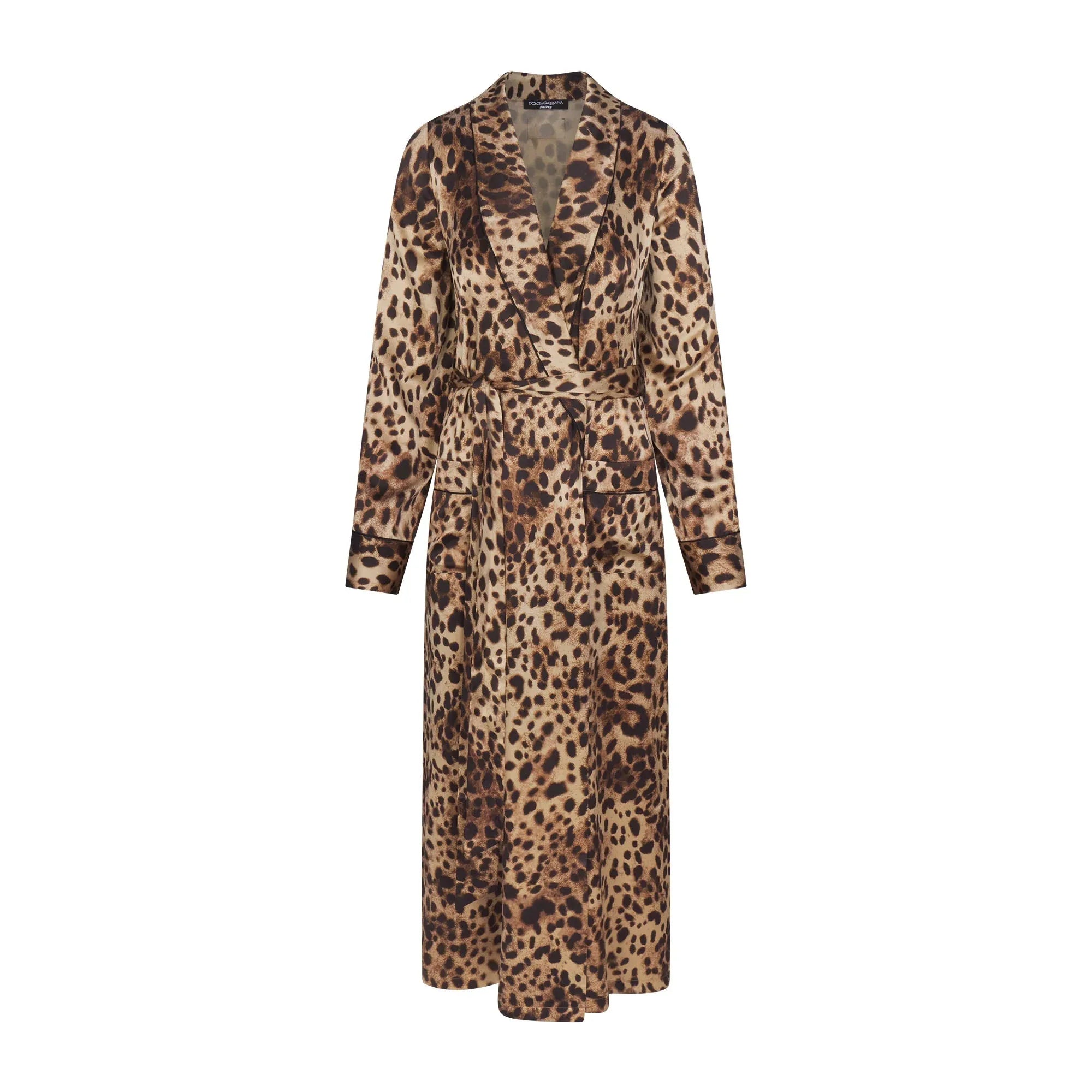 SKIMS DOLCE&GABBANA X SILK LONG ROBE | LEOPARD - KİMONO - My Suti