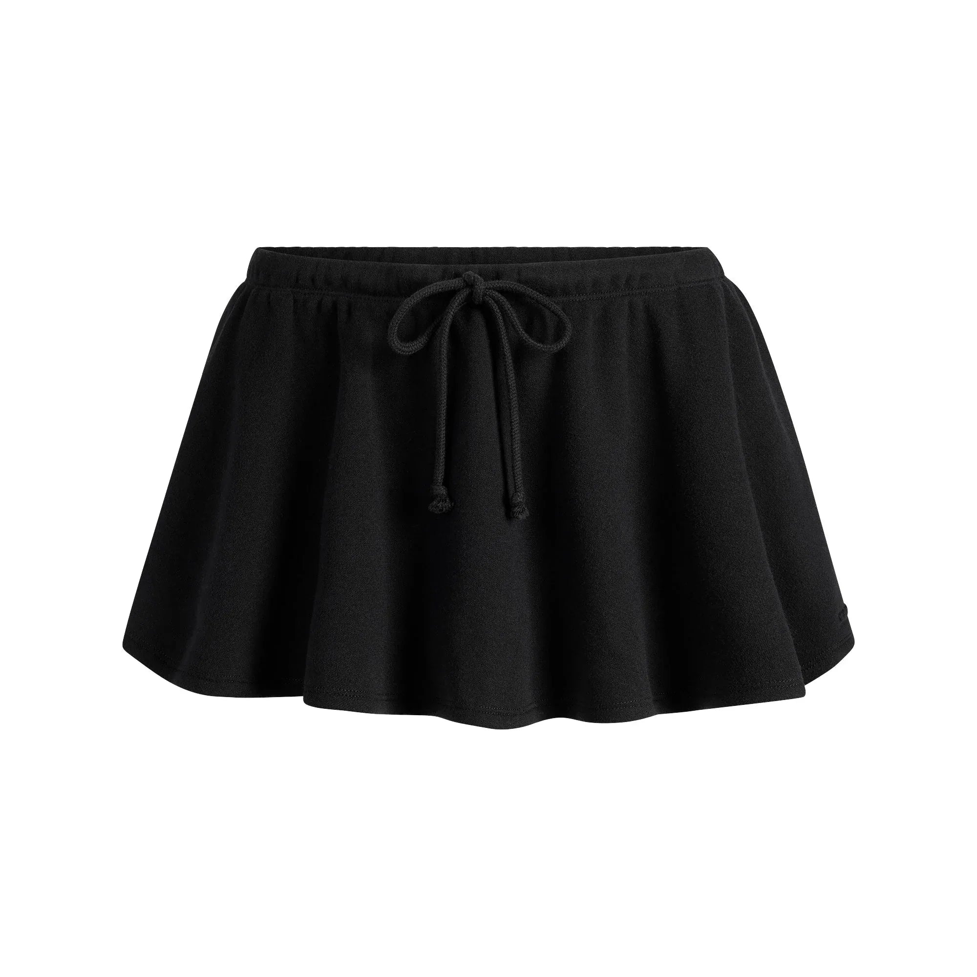 SKIMS COTTON FLEECE MICRO SKIRT | ONYX - ETEK - My Suti