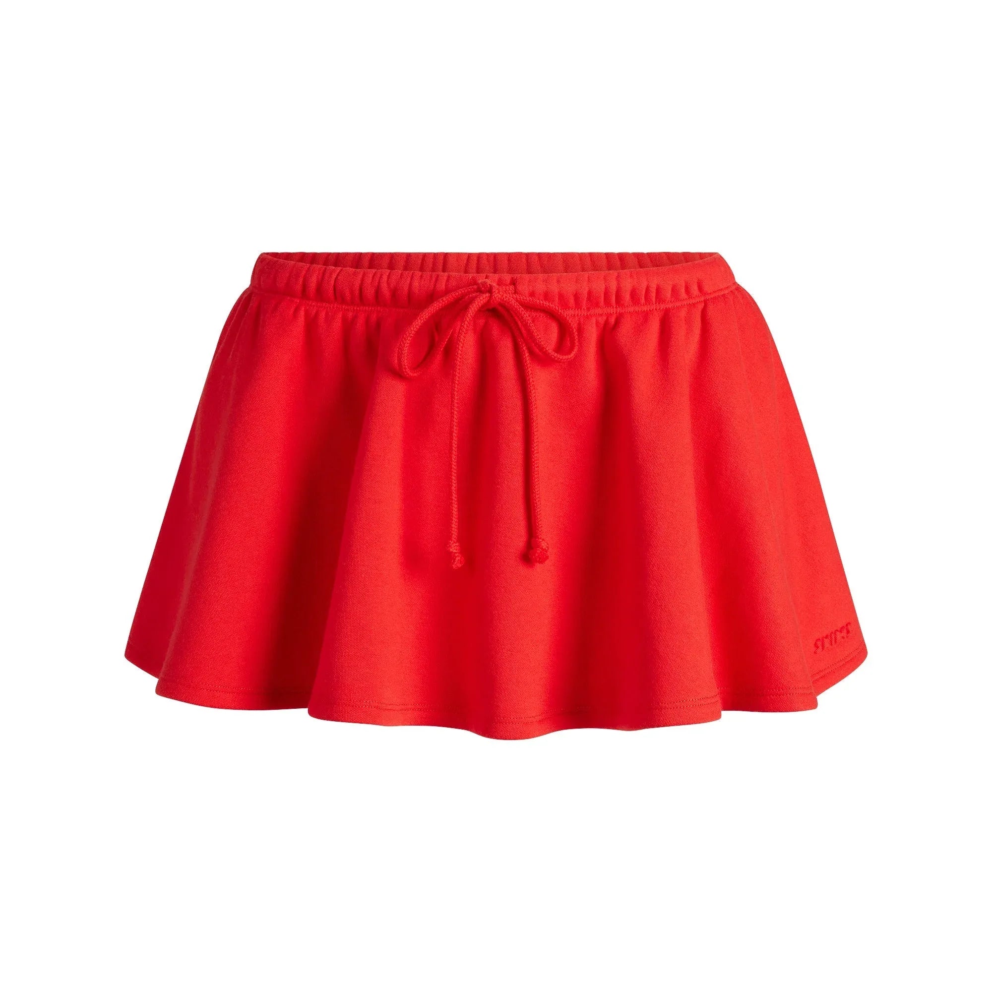SKIMS COTTON FLEECE MICRO SKIRT | RUBY - ETEK - My Suti