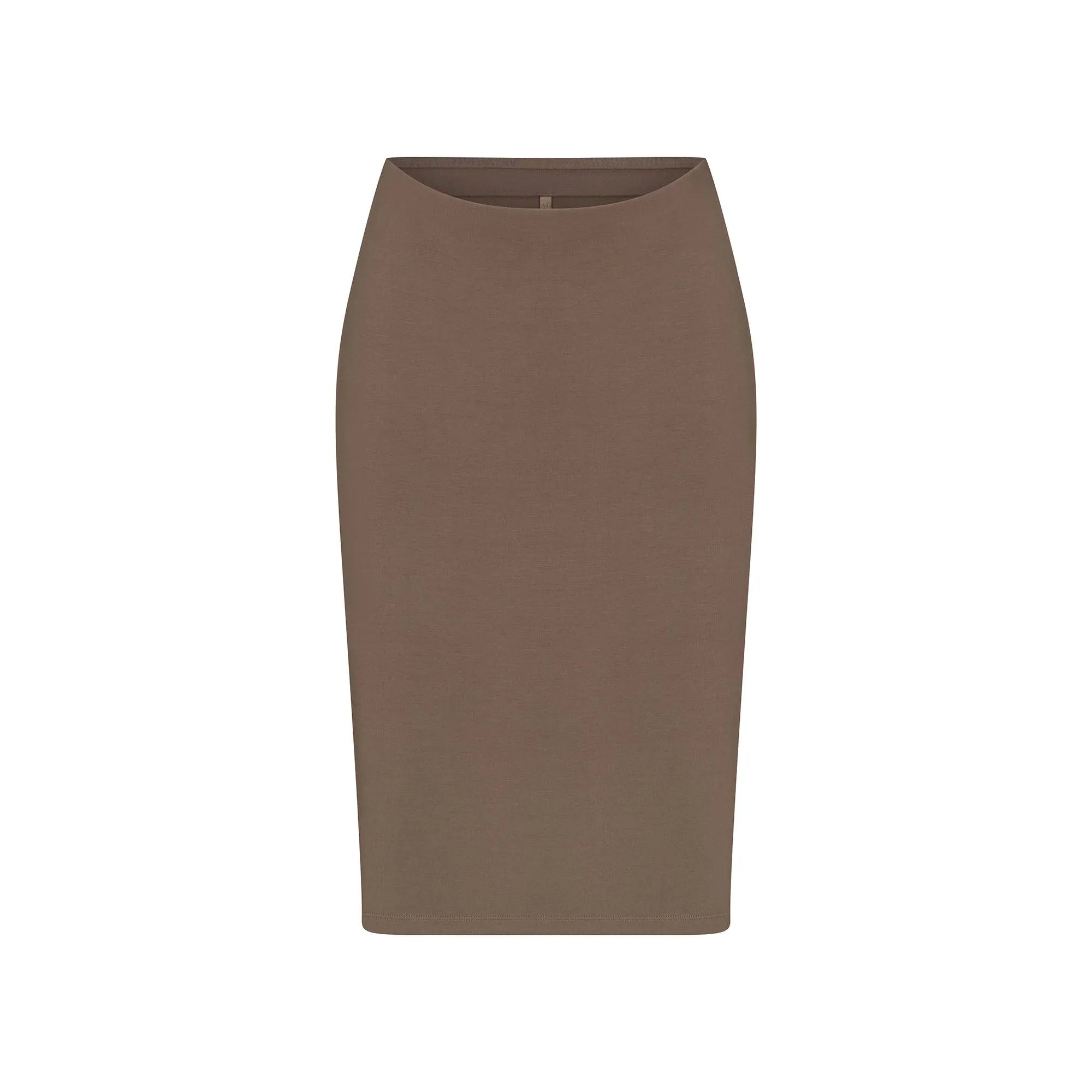 SKIMS SMOOTH LAYERS MIDI SKIRT | TRUFFLE - ETEK - My Suti