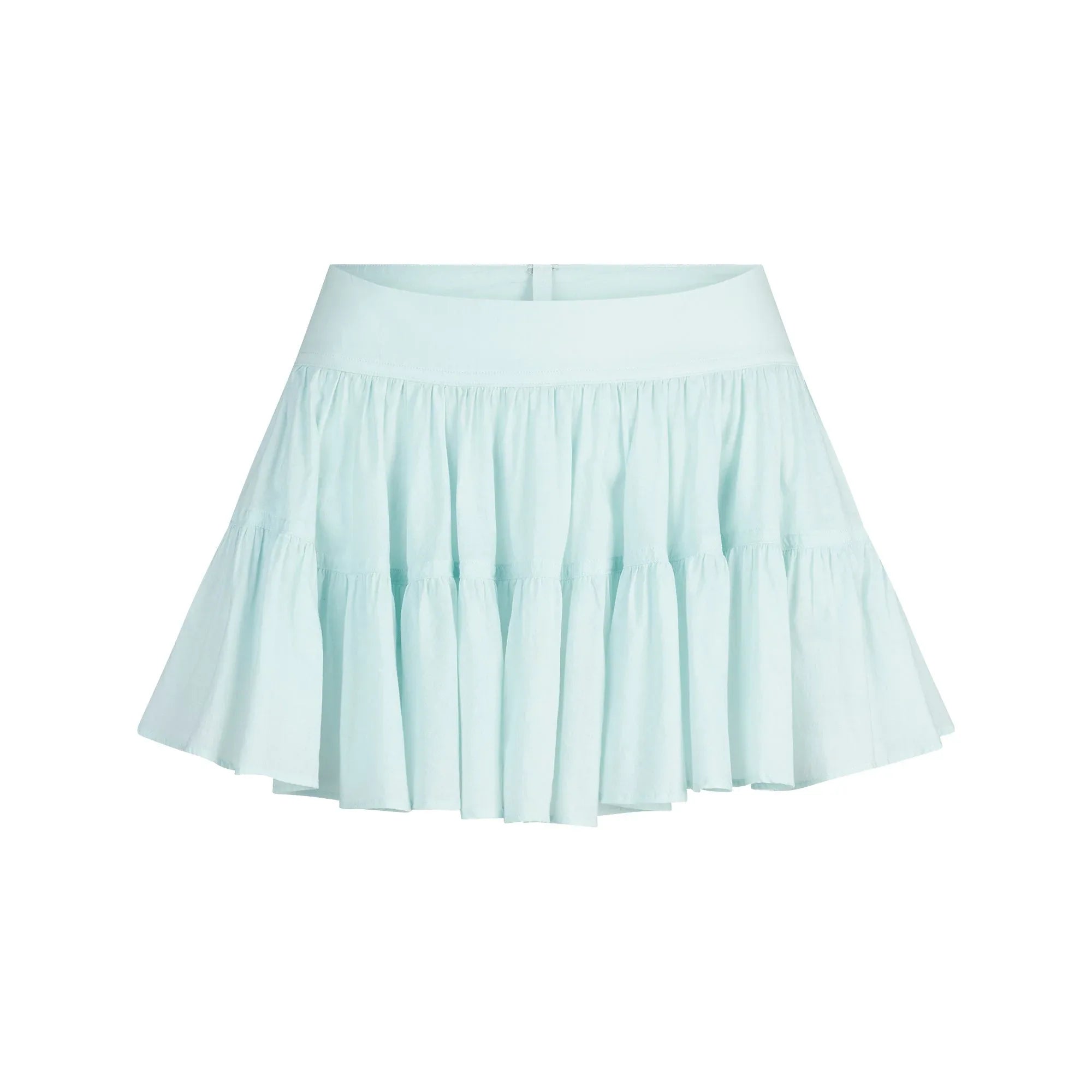 SKIMS COTTON VOILE MINI SKIRT | FROST - ETEK - My Suti
