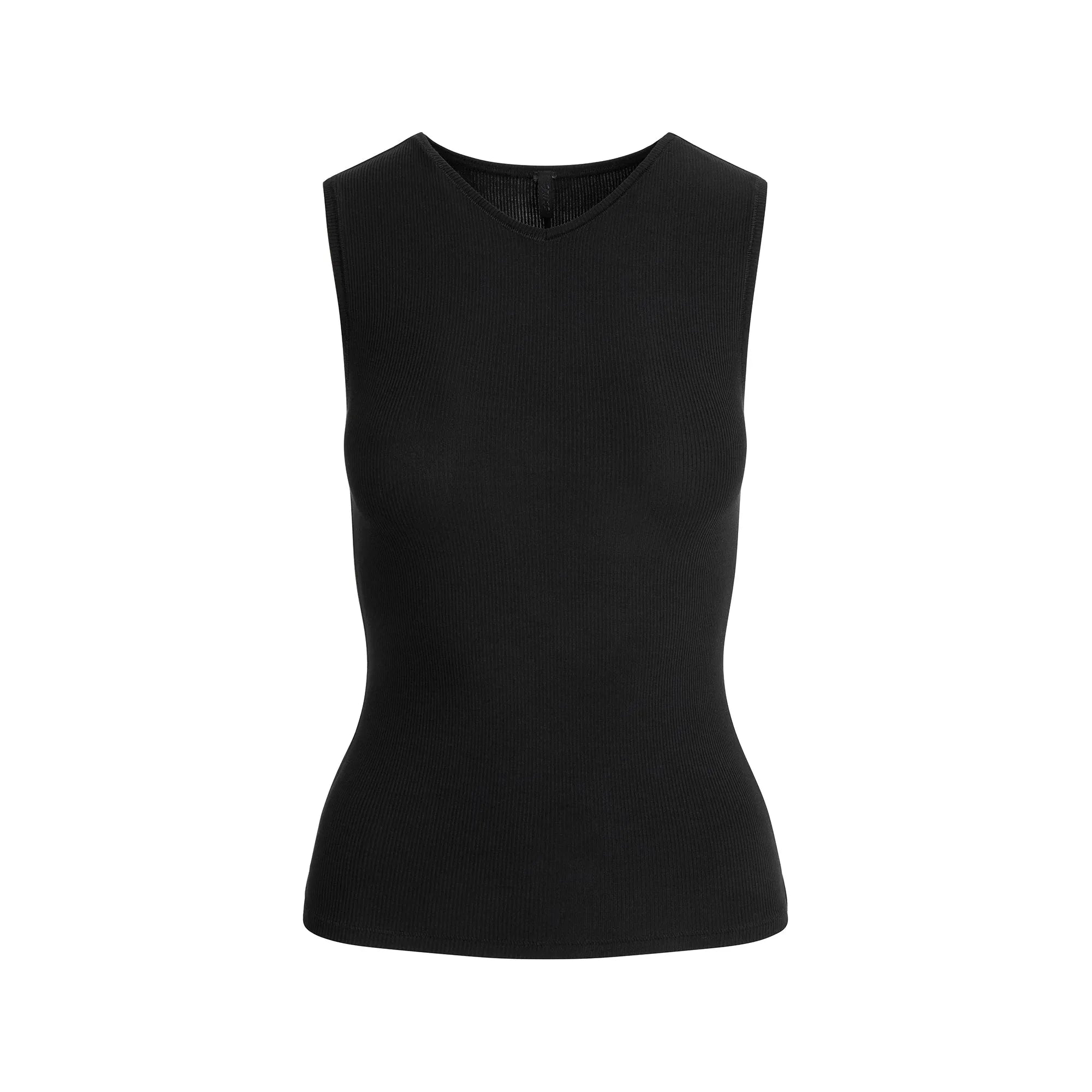 SKIMS SOFT LOUNGE V NECK TANK | ONYX - TİŞÖRT - My Suti
