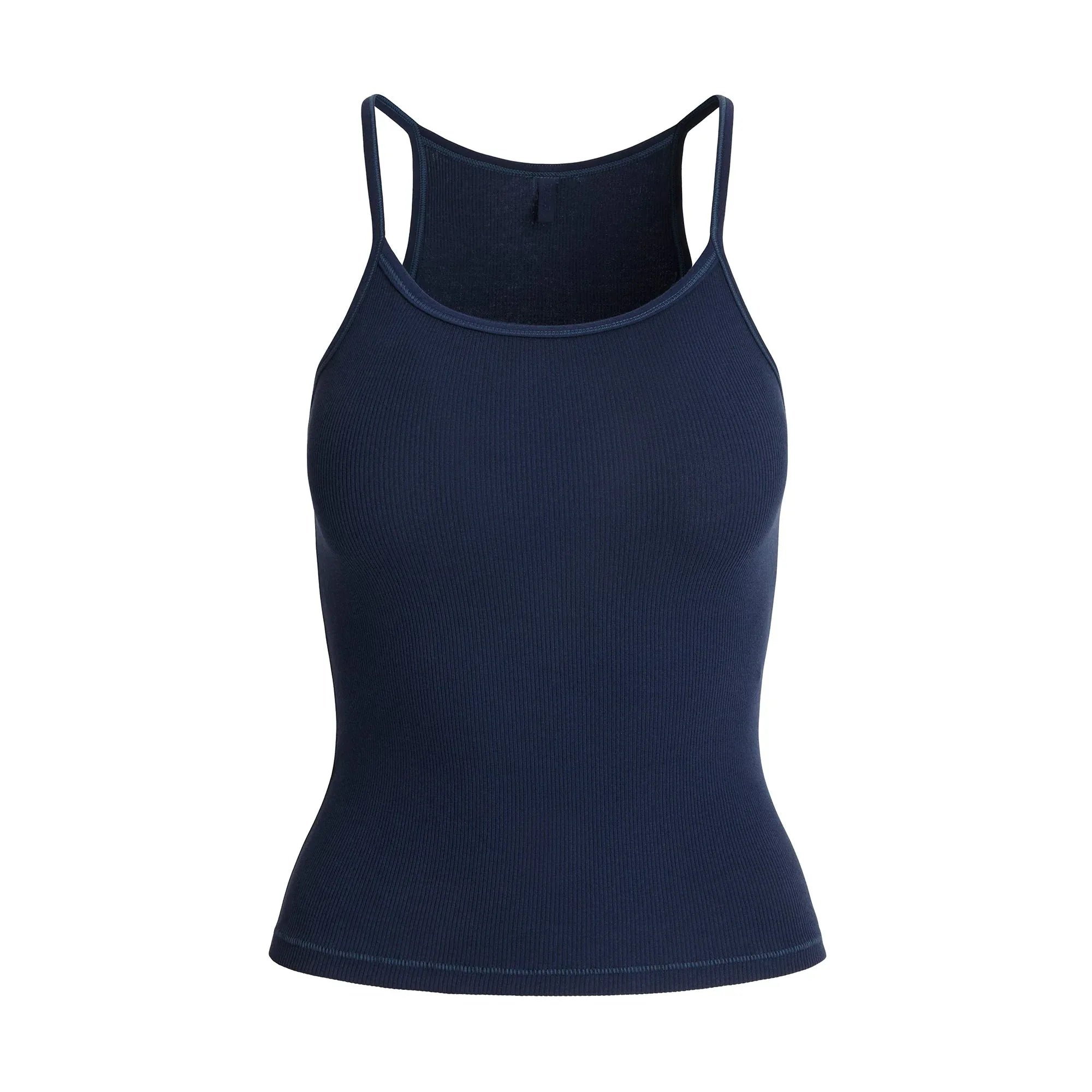 SKIMS COTTON RIB LONG CAMI | NAVY - TİŞÖRT - My Suti