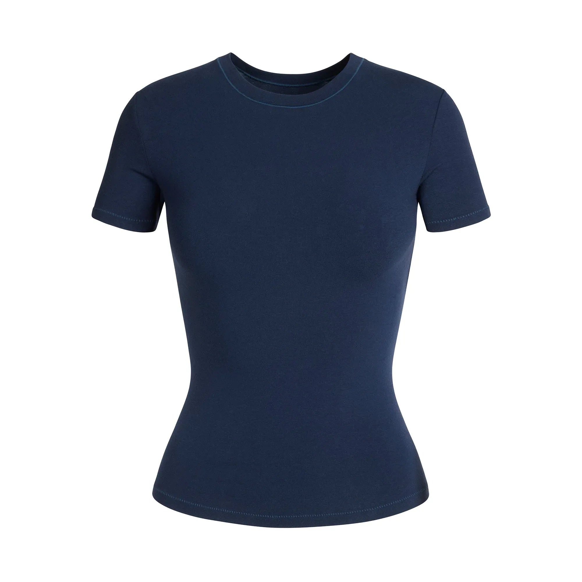SKIMS COTTON JERSEY T-SHIRT | NAVY - TİŞÖRT - My Suti