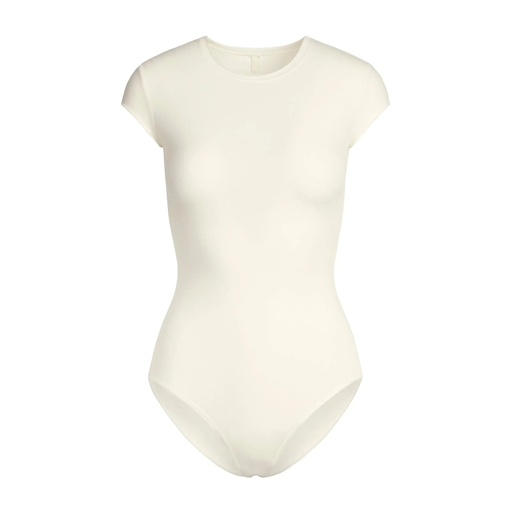 SKIMS COTTON JERSEY T-SHIRT BRIEF BODYSUIT | MARBLE - BODYSUIT - My Suti
