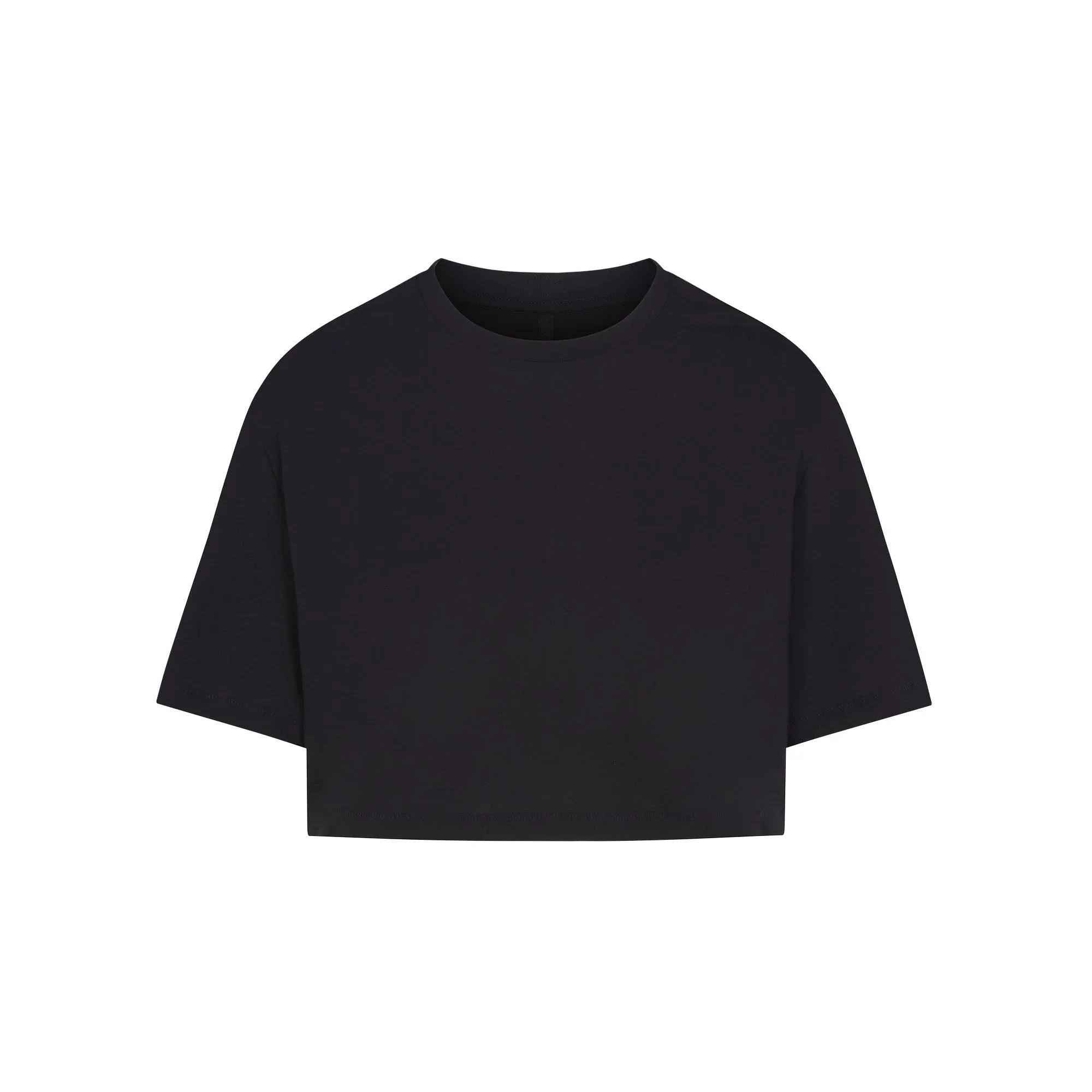 SKIMS RELAXED TEES OVERSIZED CROPPED T-SHIRT | ONYX - TİŞÖRT - My Suti