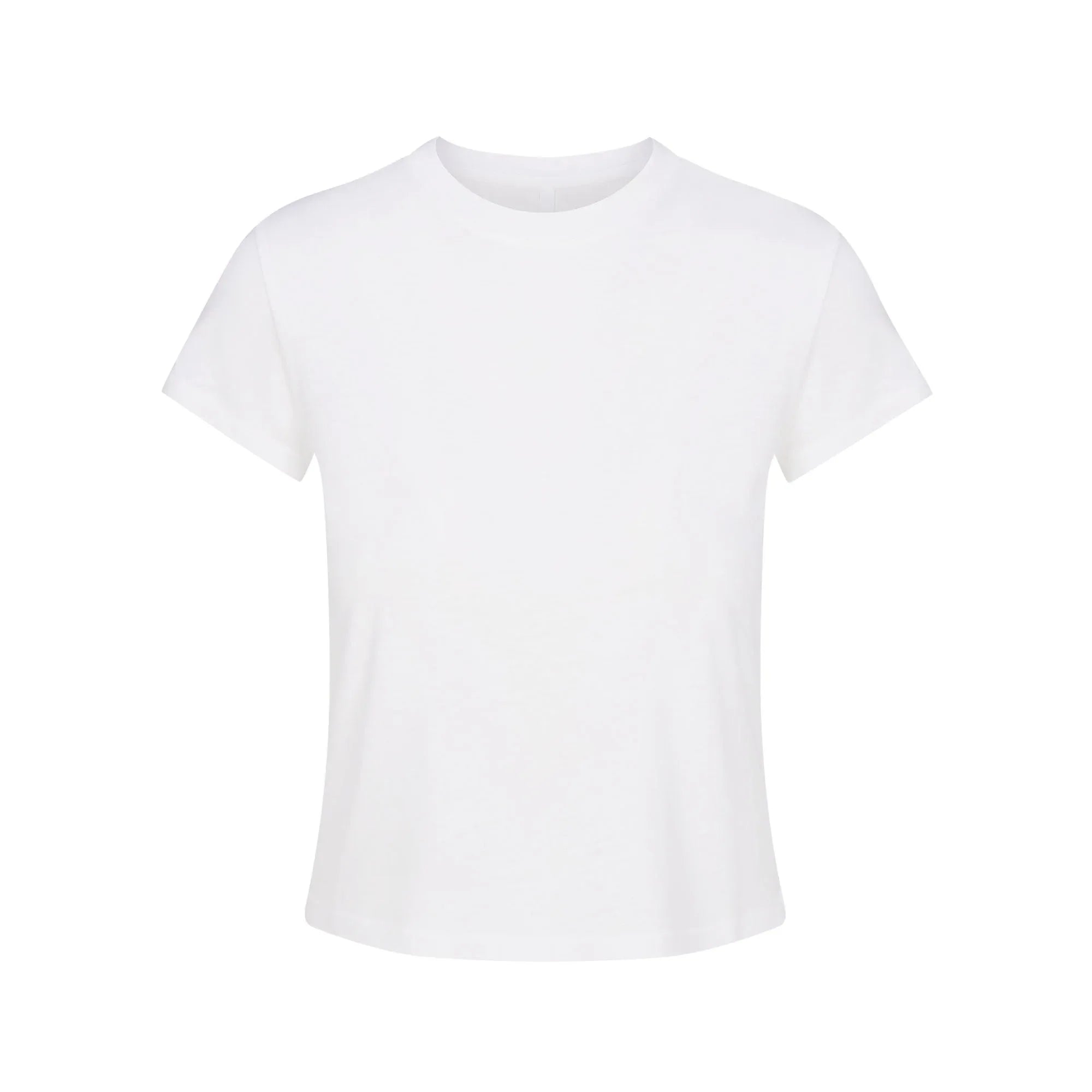 SKIMS RELAXED TEES SHRUNKEN T-SHIRT | SNOW - TİŞÖRT - My Suti