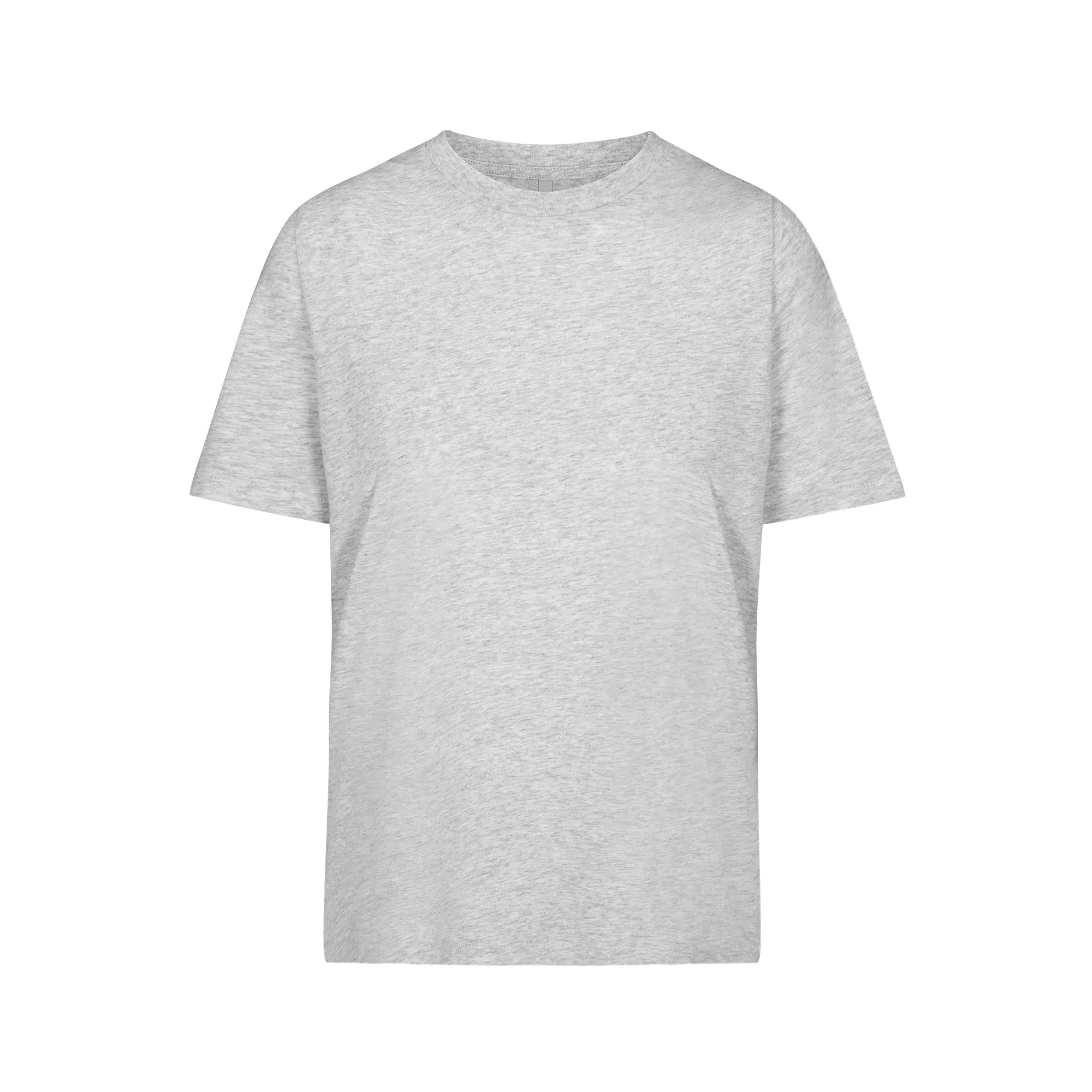 SKIMS RELAXED TEES T-SHIRT | LIGHT HEATHER GREY - TİŞÖRT - My Suti