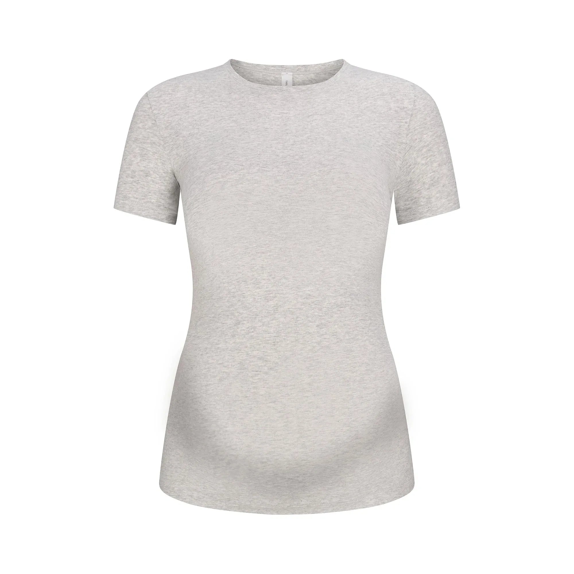 SKIMS COTTON JERSEY MATERNITY T-SHIRT | LIGHT HEATHER GREY - TİŞÖRT - My Suti