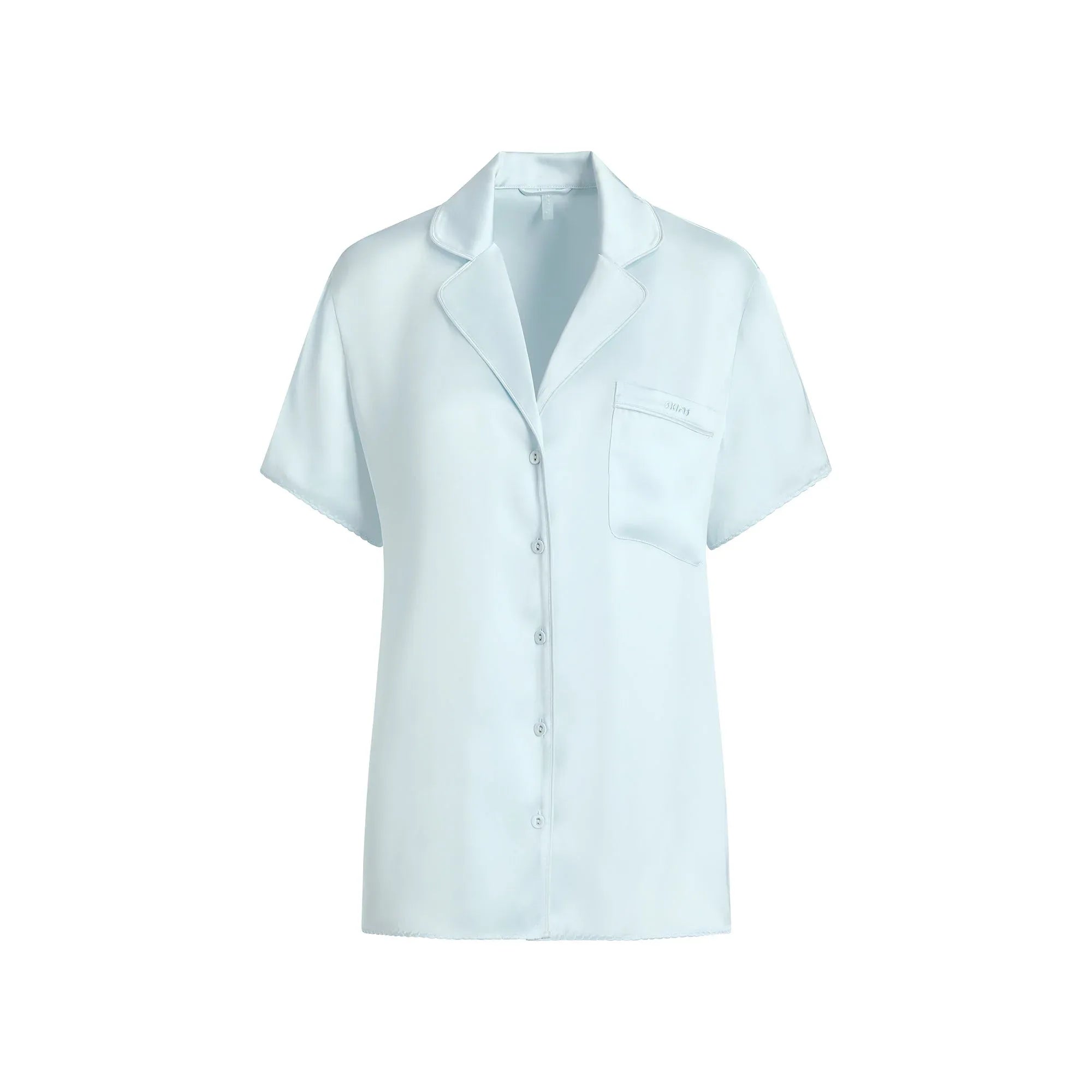 SKIMS WOVEN SHINE SHORT SLEEP SET | CLOUD - PİJAMA TAKIMI - My Suti