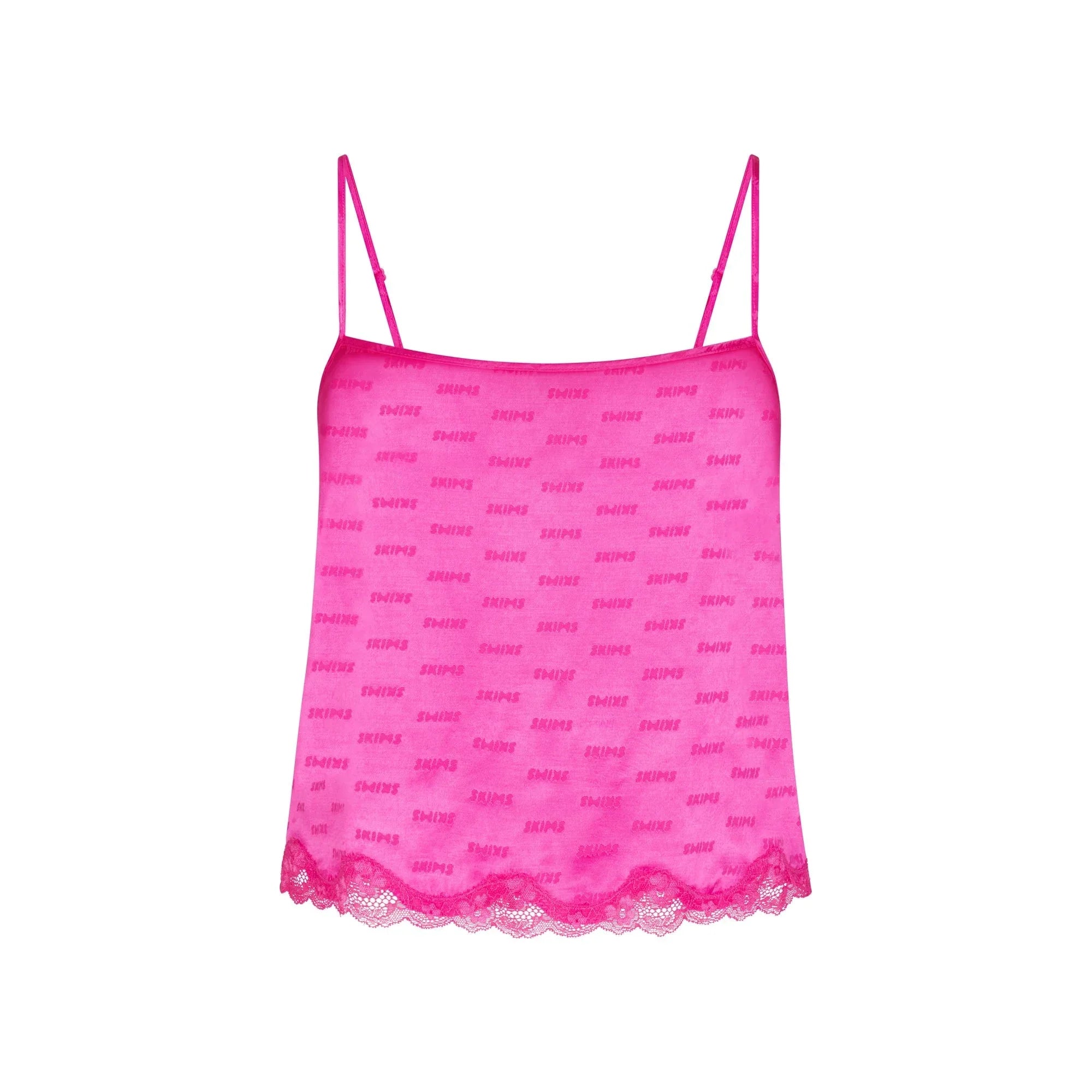 SKIMS JACQUARD LACE CAMI | HOT PINK - KAMİZOL - My Suti